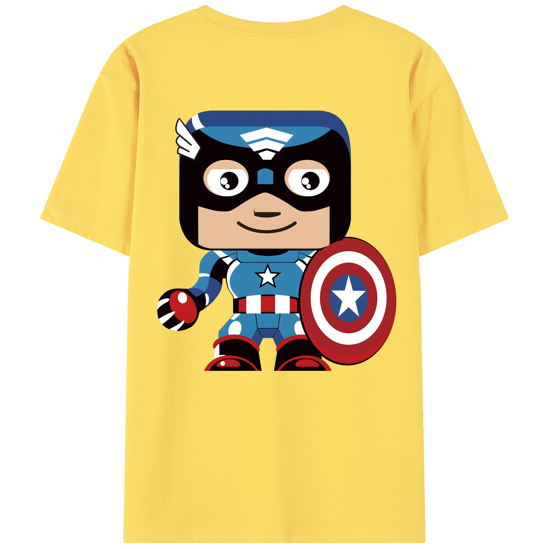 （画像用） アベンジャーズ The Avengers 綿100％半袖Tシャツ（背面プリント）