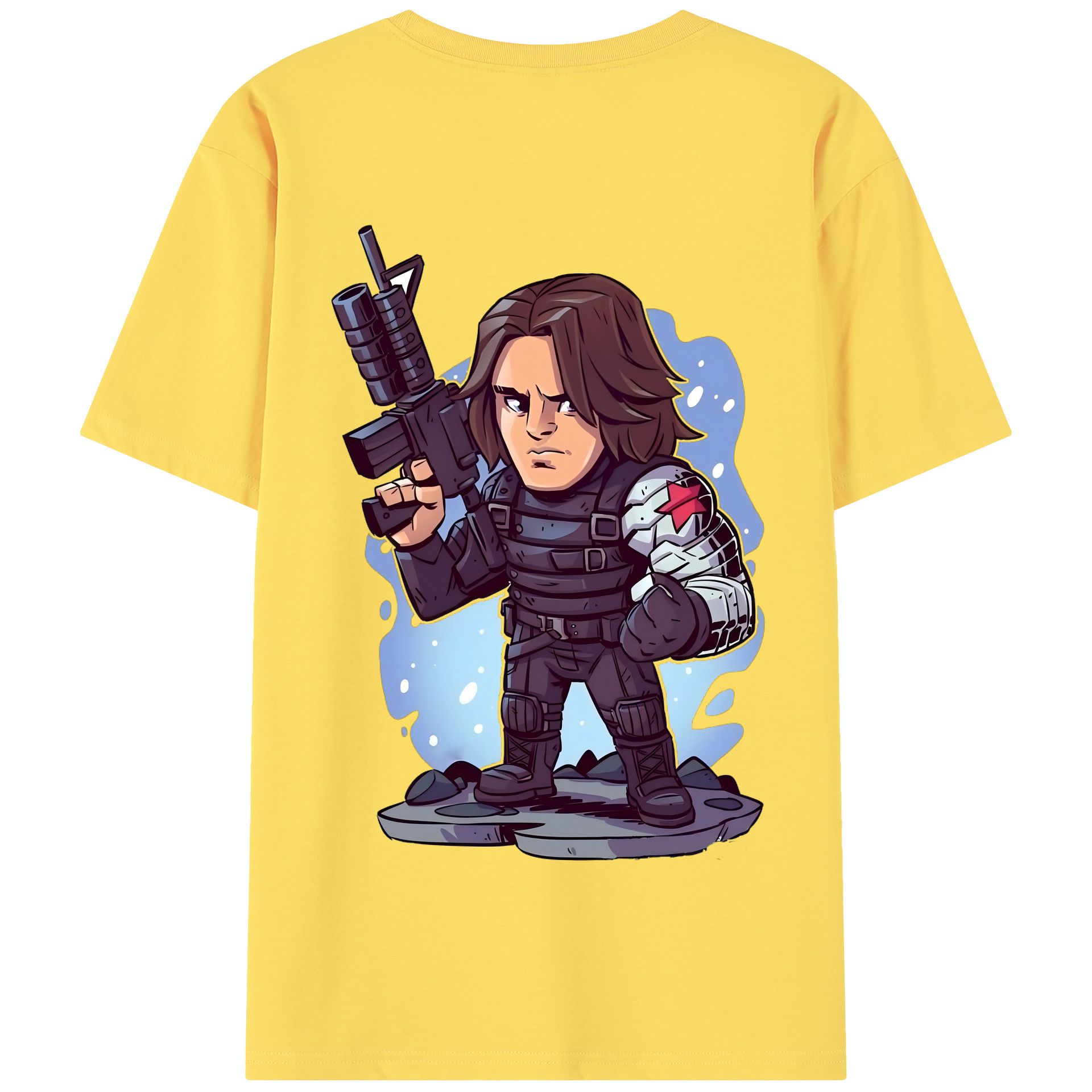 （画像用） アベンジャーズ The Avengers 綿100％半袖Tシャツ（背面プリント）