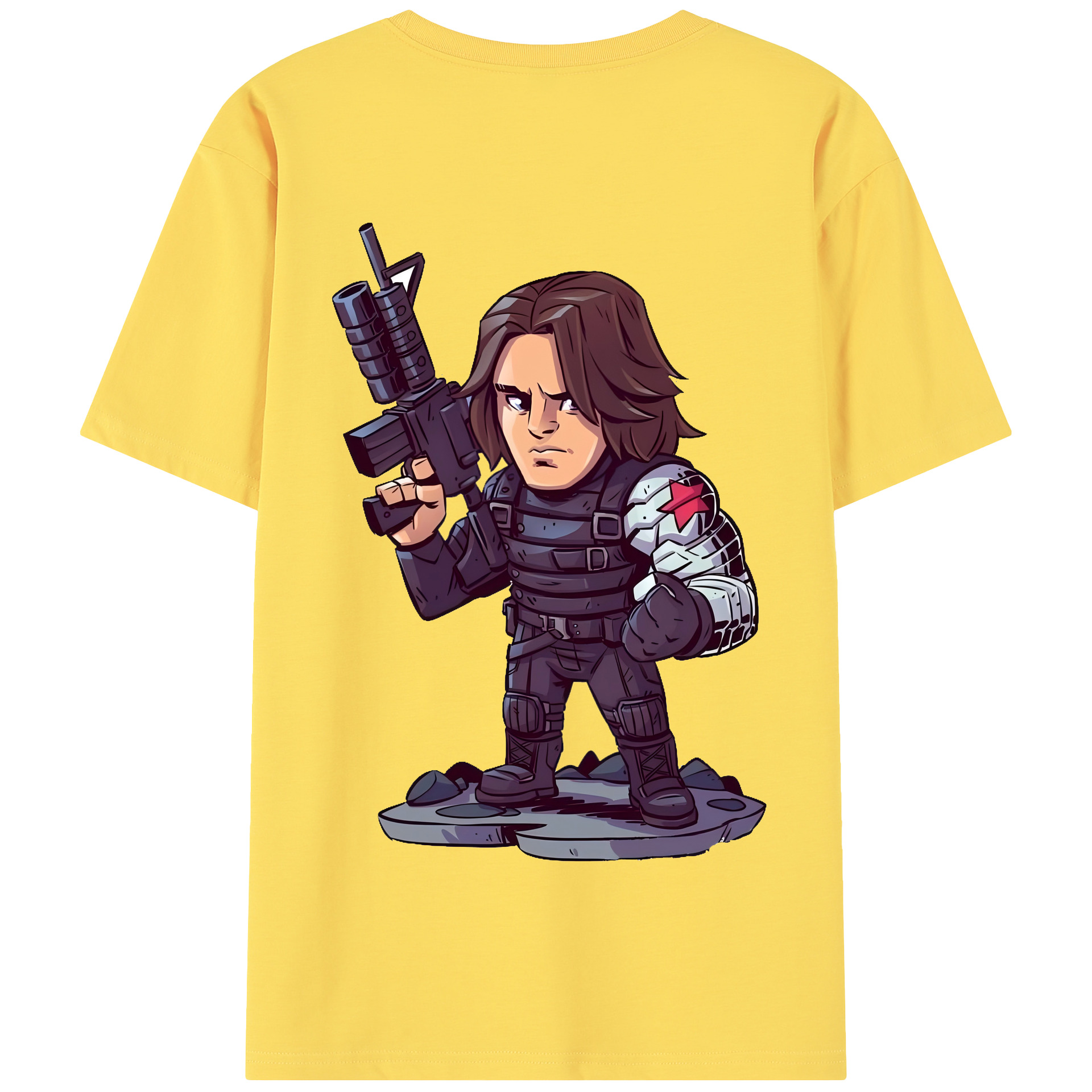 （画像用） アベンジャーズ The Avengers 綿100％半袖Tシャツ（背面プリント）