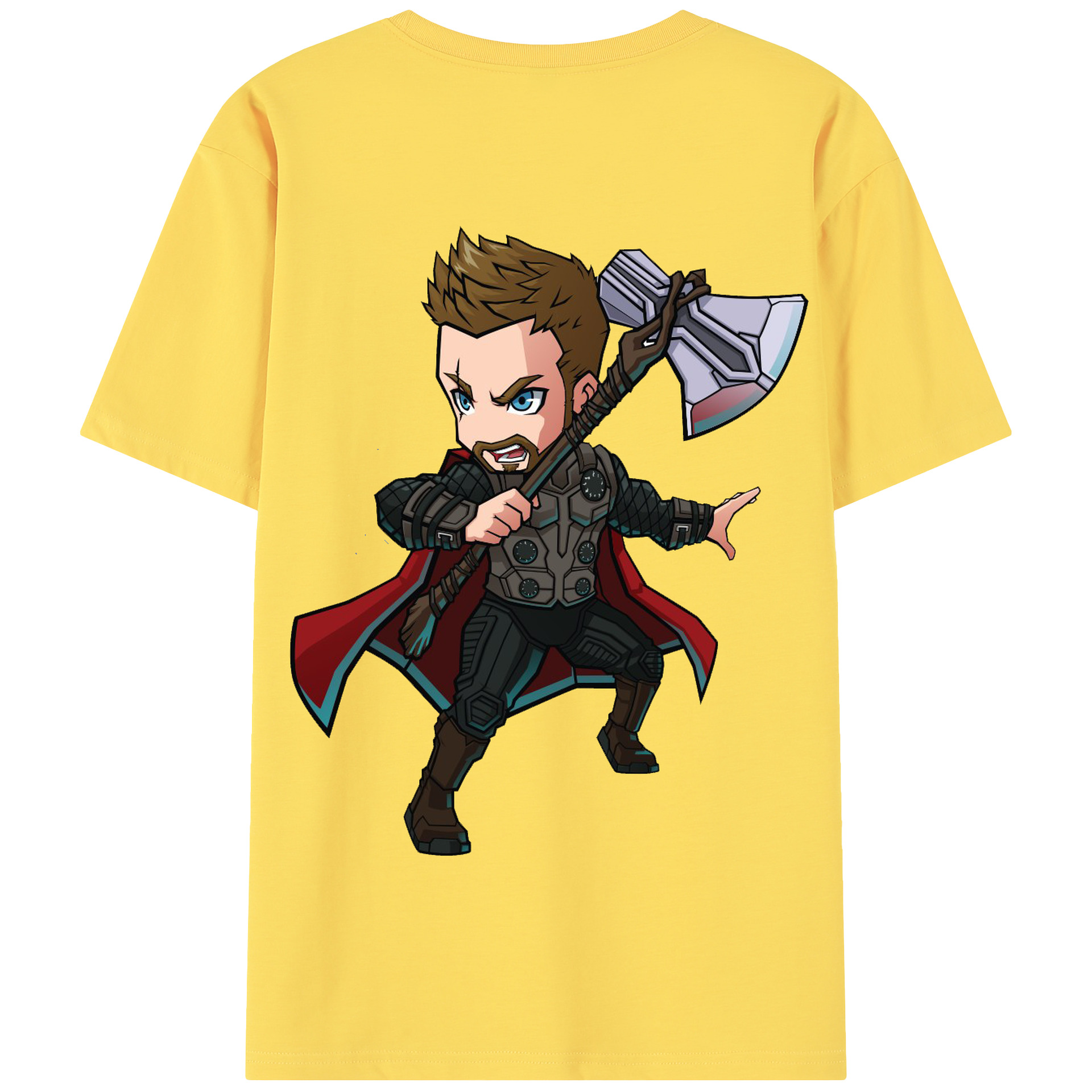 （画像用） アベンジャーズ The Avengers 綿100％半袖Tシャツ（背面プリント）