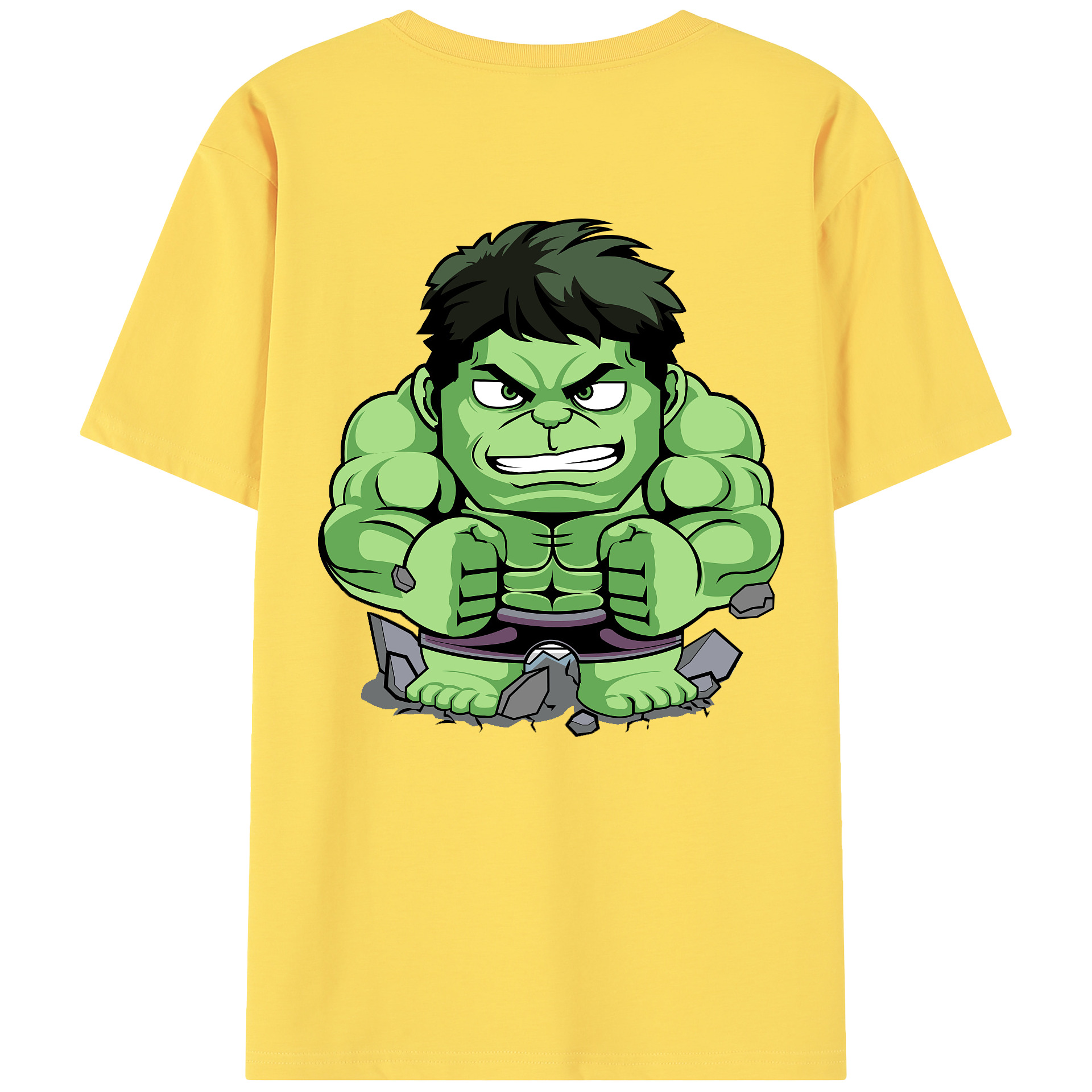 （画像用） アベンジャーズ The Avengers 綿100％半袖Tシャツ（背面プリント）