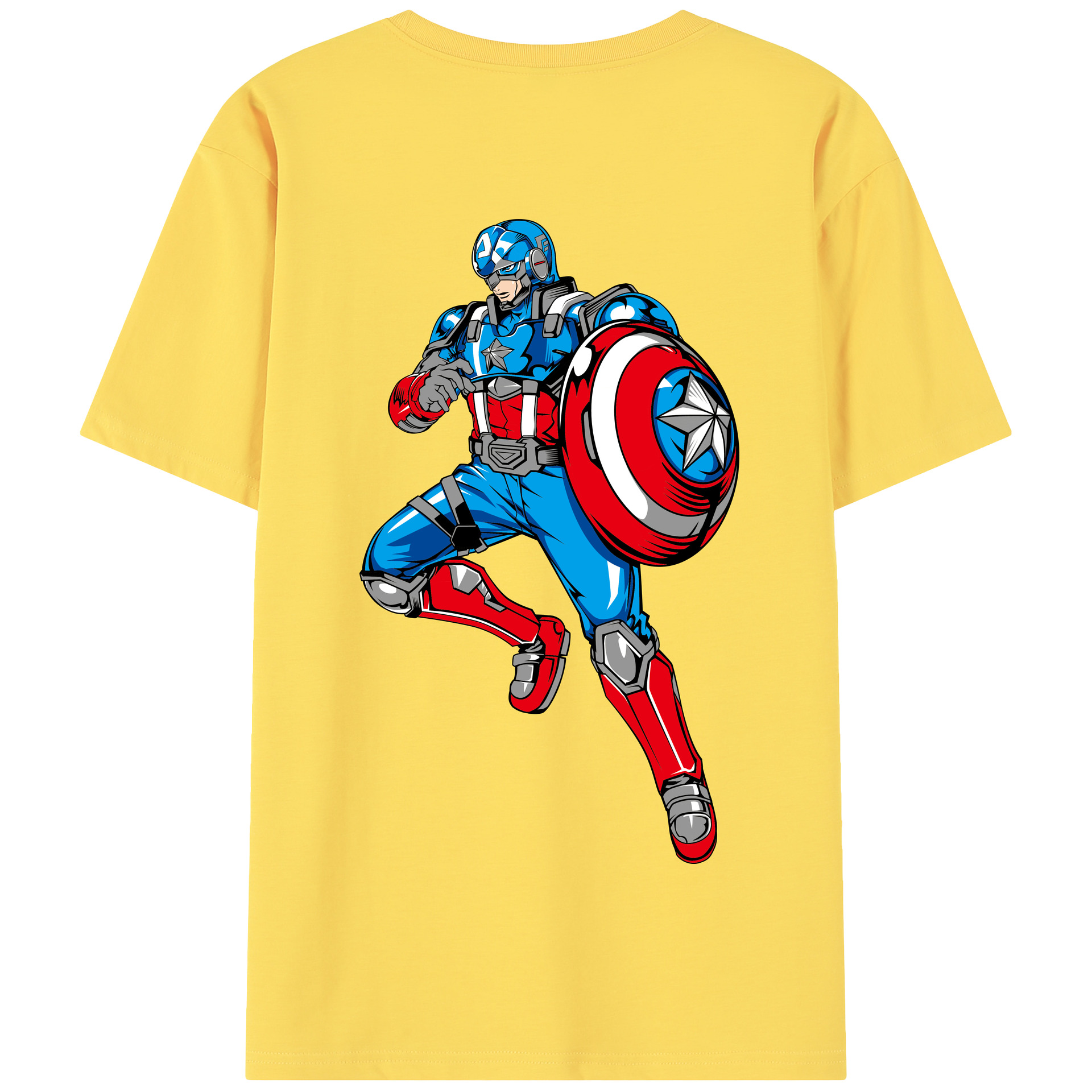 （画像用） アベンジャーズ The Avengers 綿100％半袖Tシャツ（背面プリント）