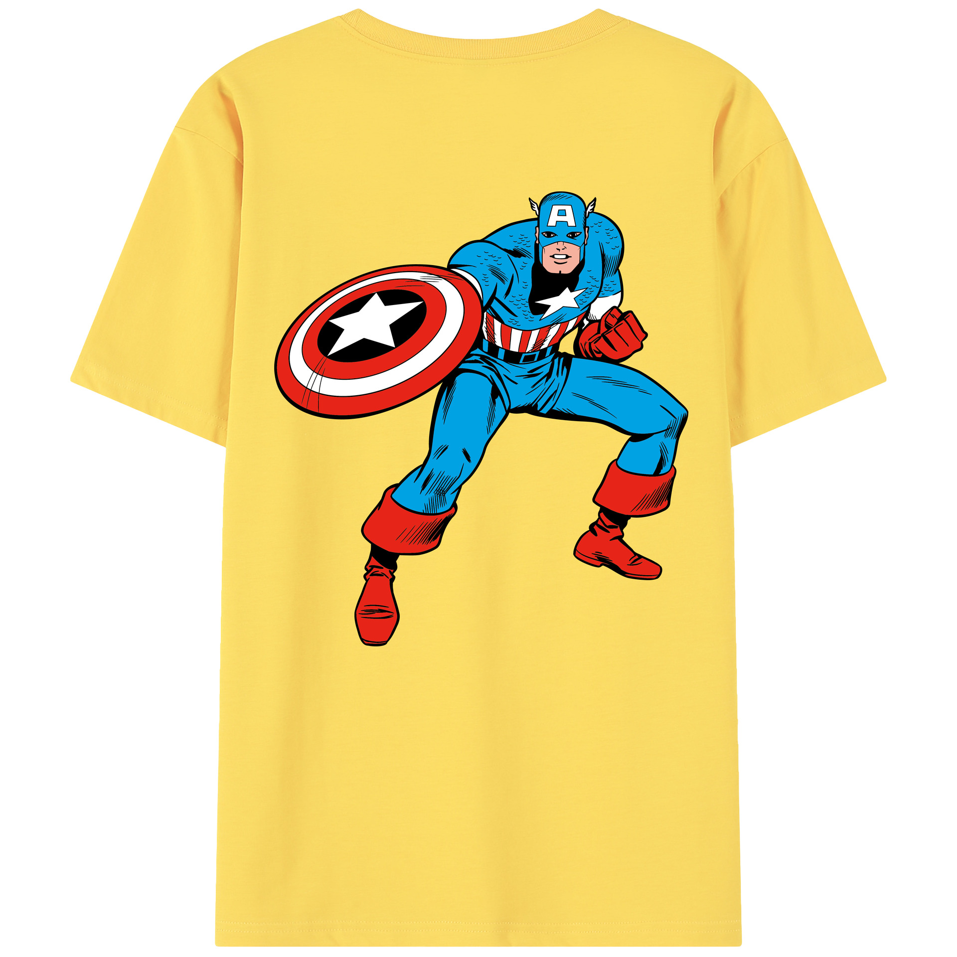 （画像用） アベンジャーズ The Avengers 綿100％半袖Tシャツ（背面プリント）