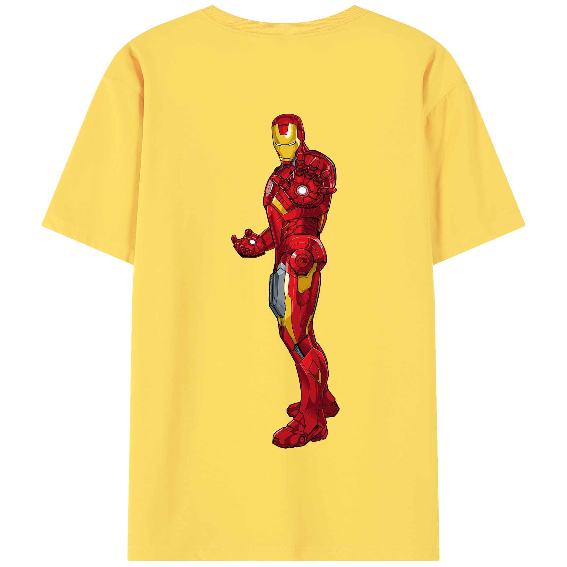 （画像用） アベンジャーズ The Avengers 綿100％半袖Tシャツ（背面プリント）