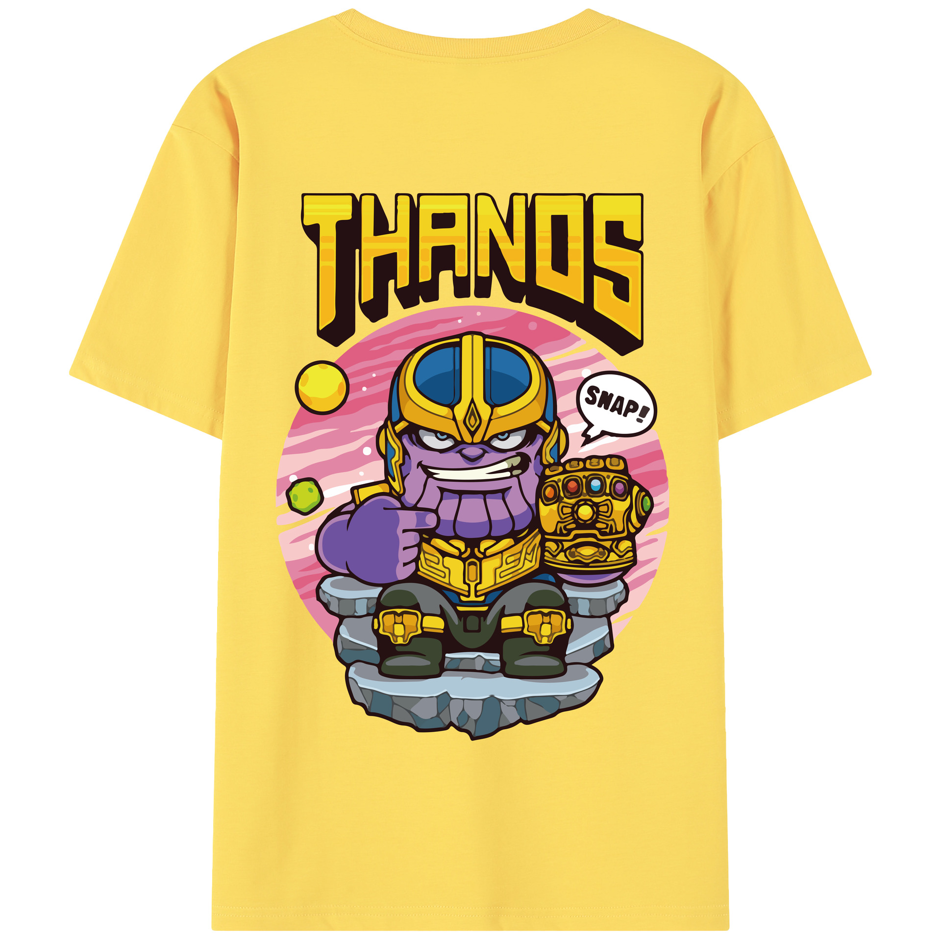 （画像用） アベンジャーズ The Avengers 綿100％半袖Tシャツ（背面プリント）