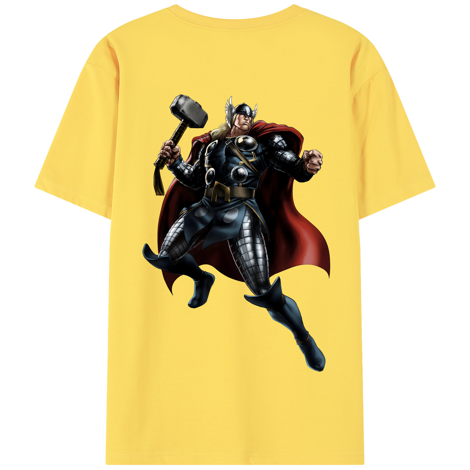 （画像用） アベンジャーズ The Avengers 綿100％半袖Tシャツ（背面プリント）