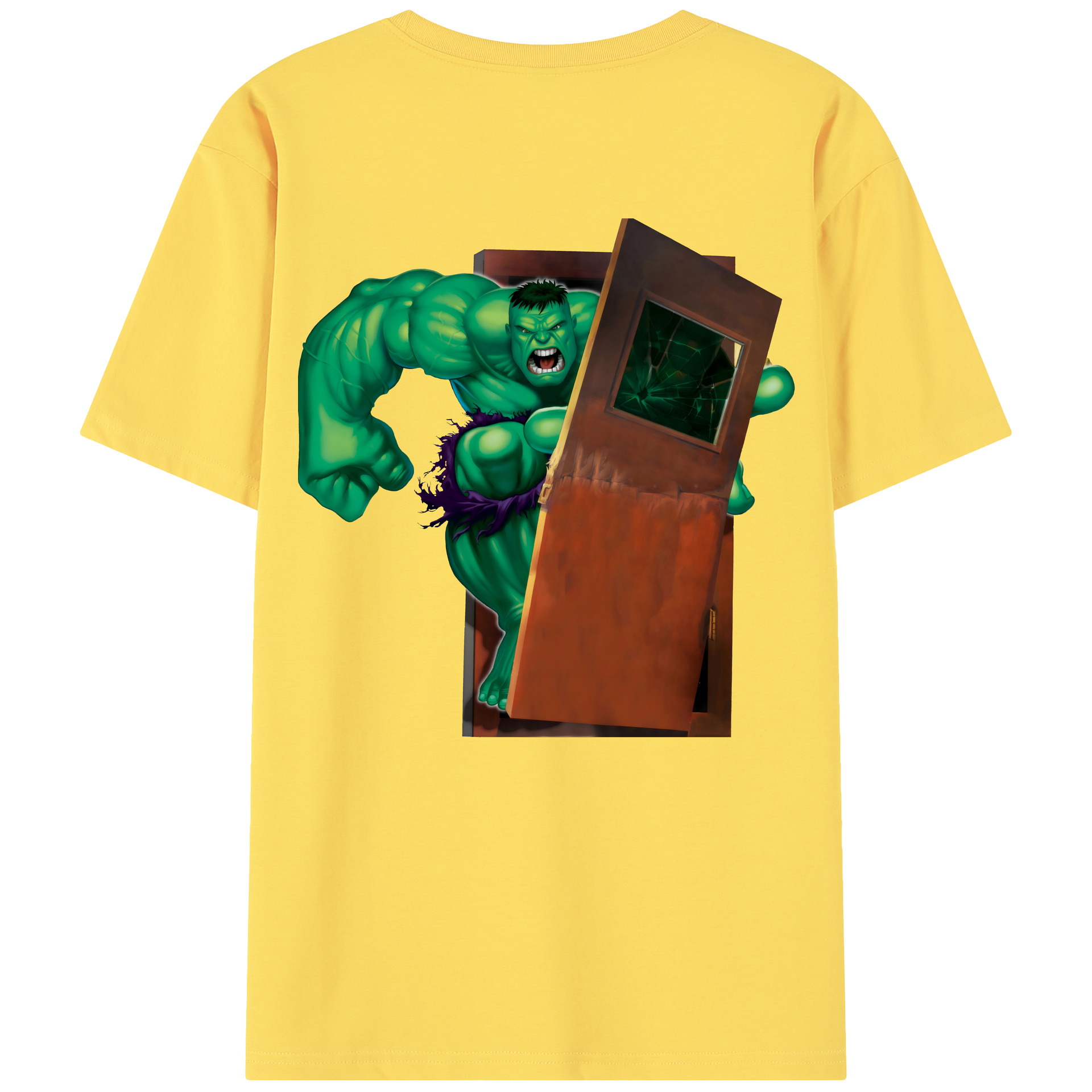 （画像用） アベンジャーズ The Avengers 綿100％半袖Tシャツ（背面プリント）