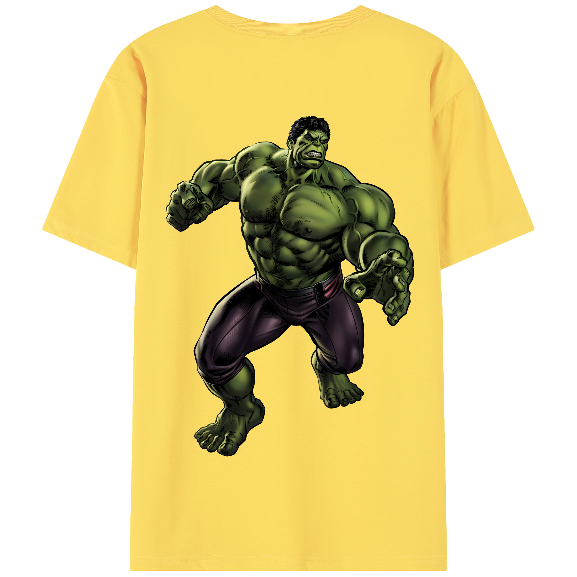 （画像用） アベンジャーズ The Avengers 綿100％半袖Tシャツ（背面プリント）