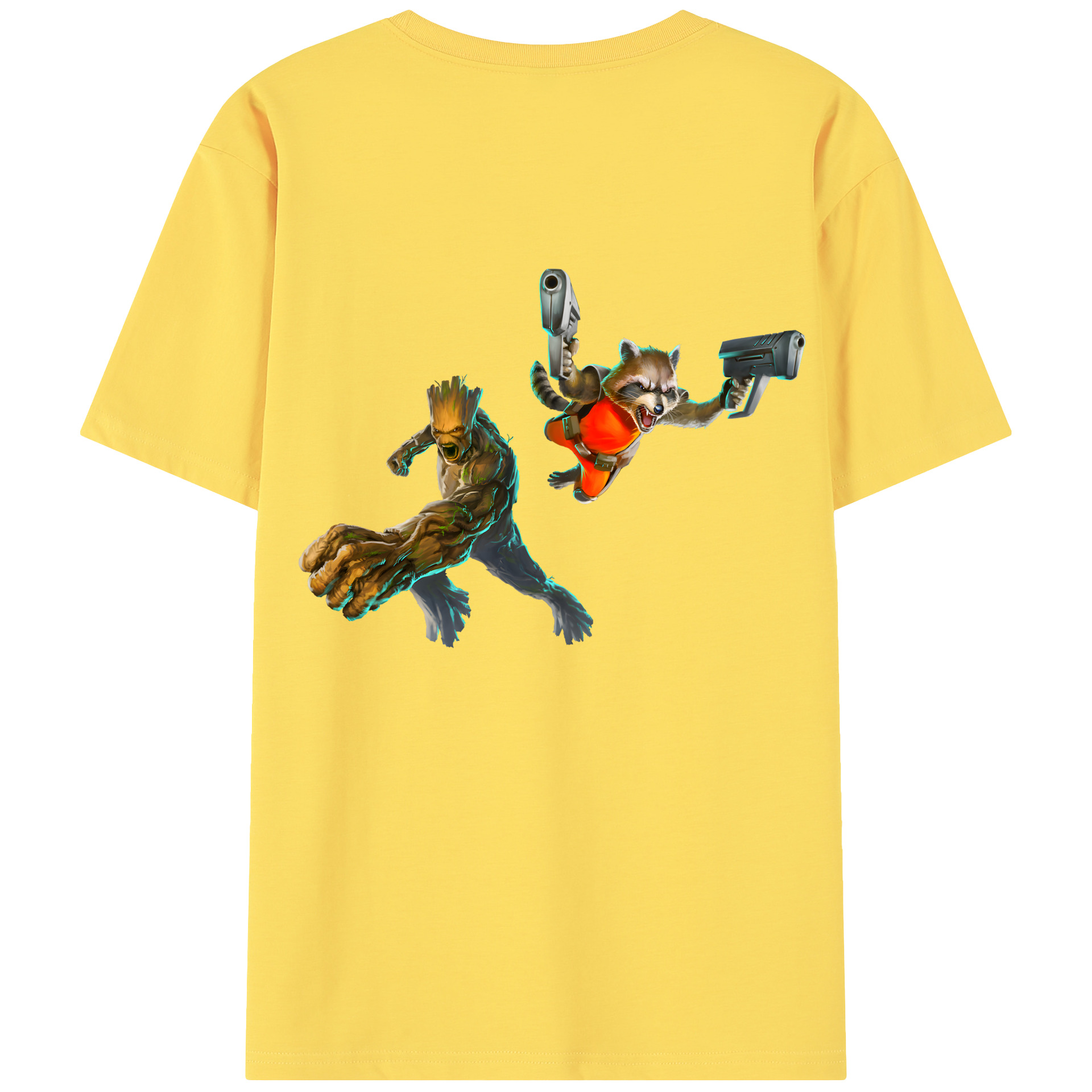 （画像用） アベンジャーズ The Avengers 綿100％半袖Tシャツ（背面プリント）