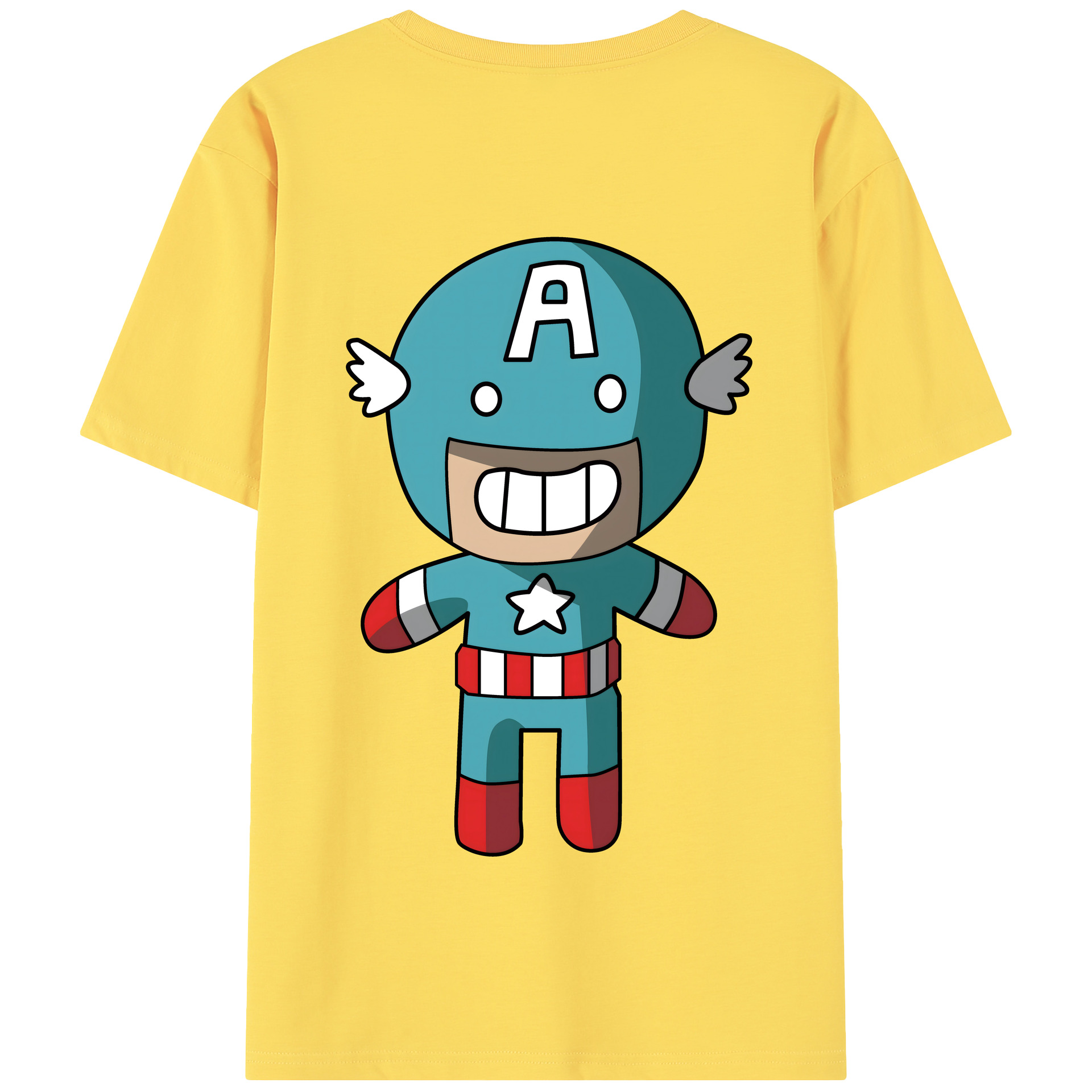（画像用） アベンジャーズ The Avengers 綿100％半袖Tシャツ（背面プリント）