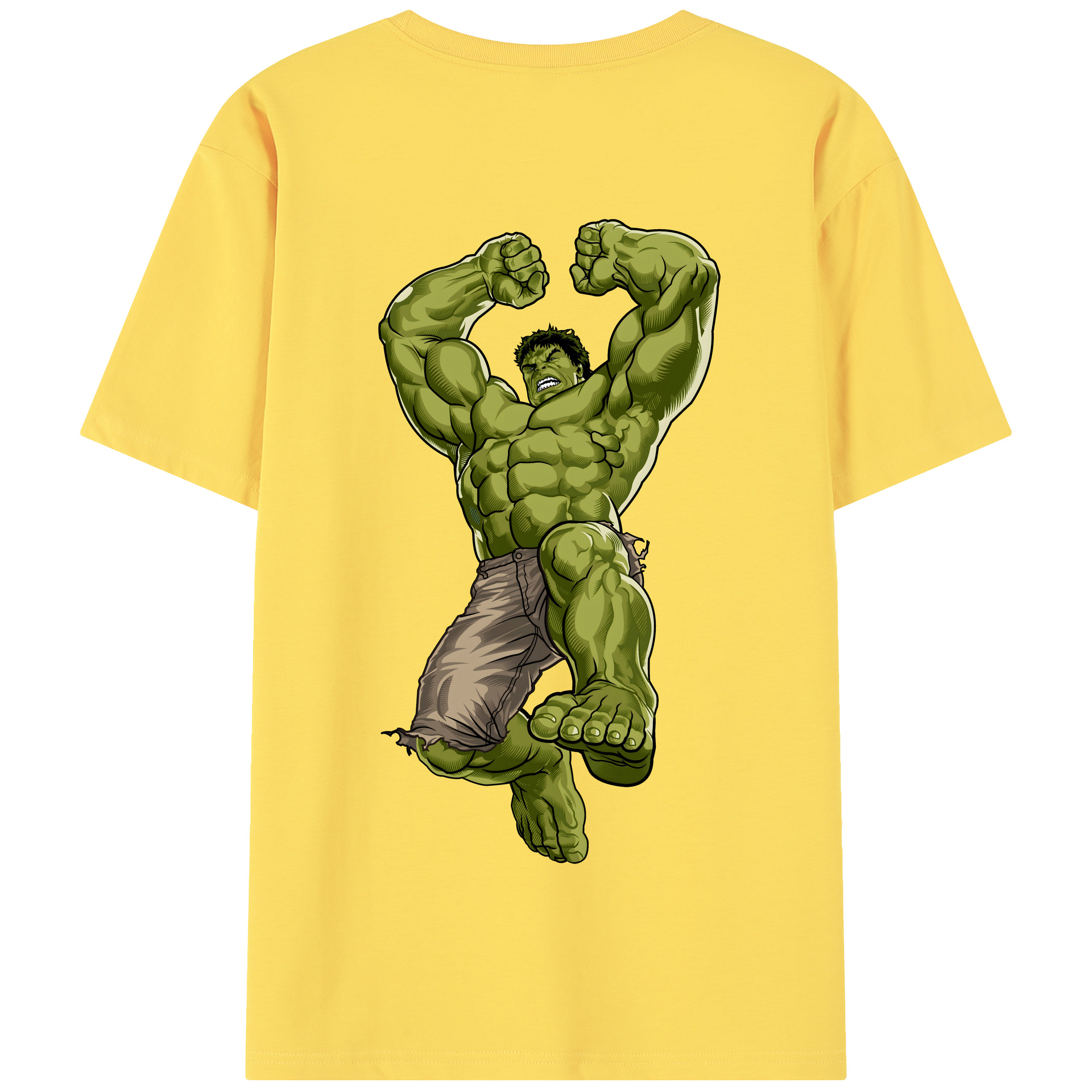 （画像用） アベンジャーズ The Avengers 綿100％半袖Tシャツ（背面プリント）