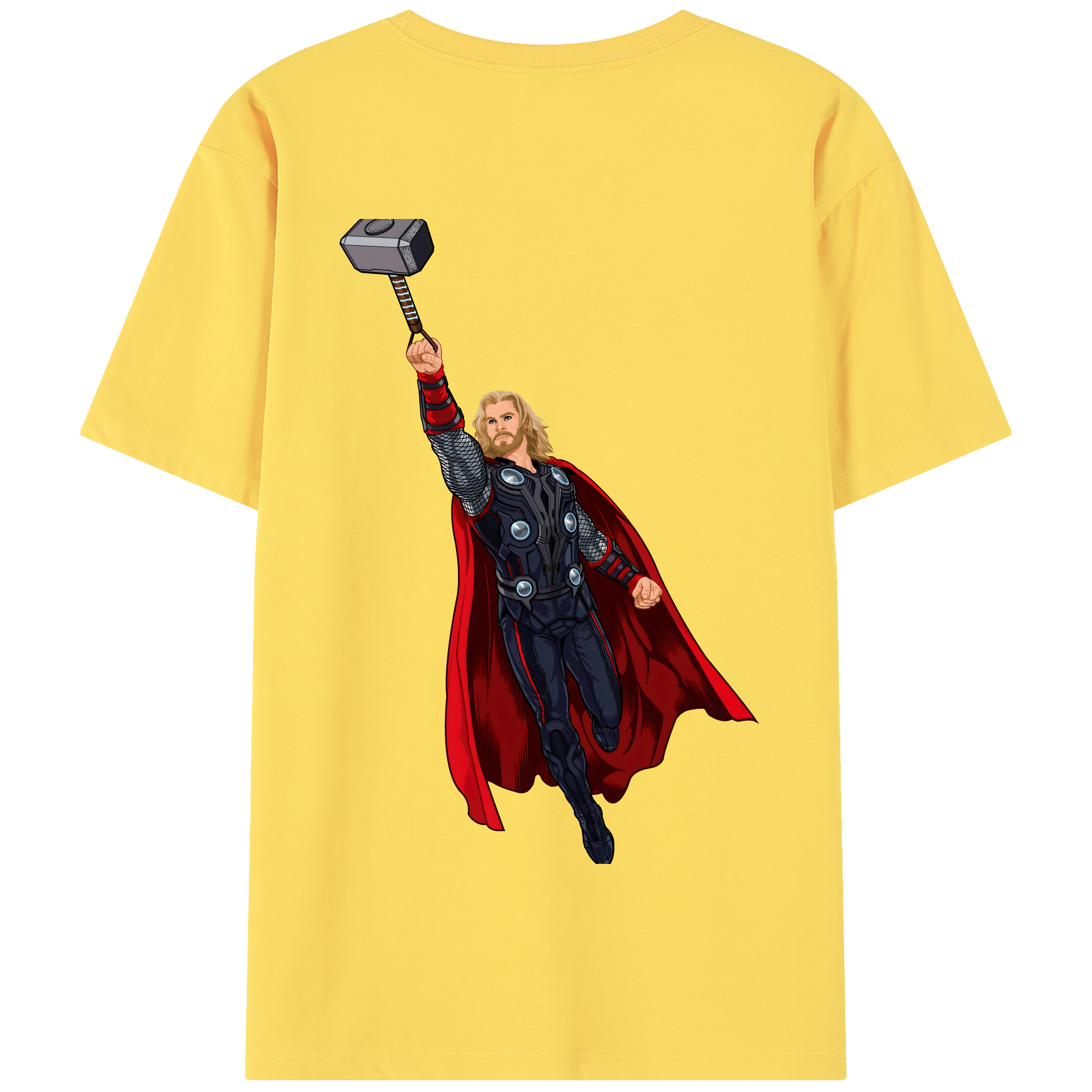 （画像用） アベンジャーズ The Avengers 綿100％半袖Tシャツ（背面プリント）
