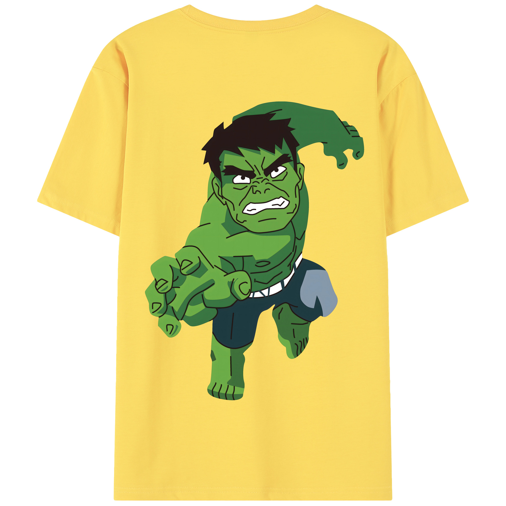 （画像用） アベンジャーズ The Avengers 綿100％半袖Tシャツ（背面プリント）