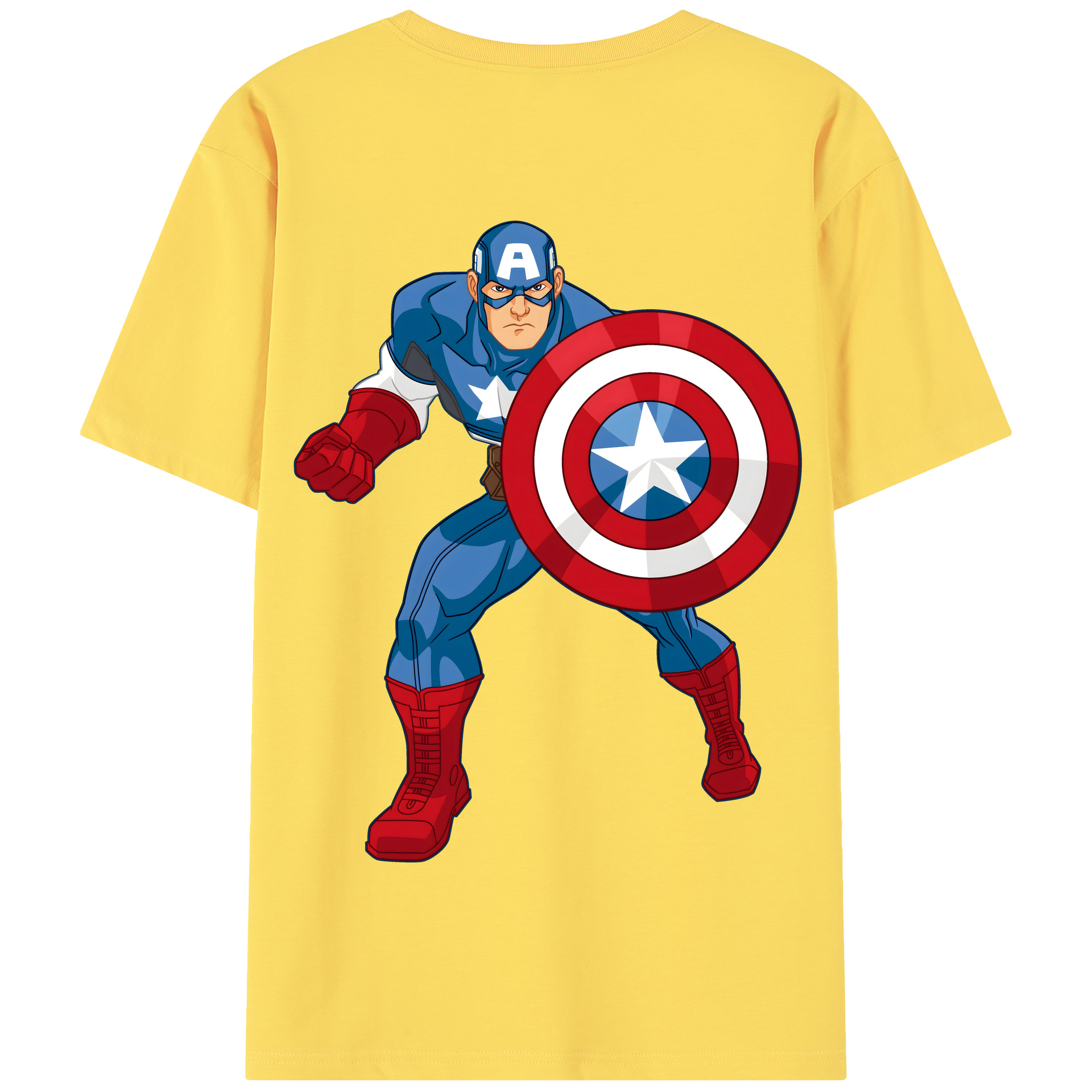 （画像用） アベンジャーズ The Avengers 綿100％半袖Tシャツ（背面プリント）