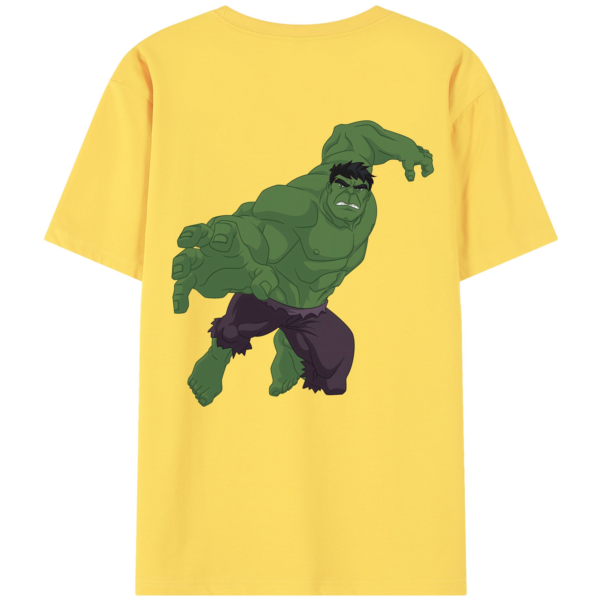 （画像用） アベンジャーズ The Avengers 綿100％半袖Tシャツ（背面プリント）