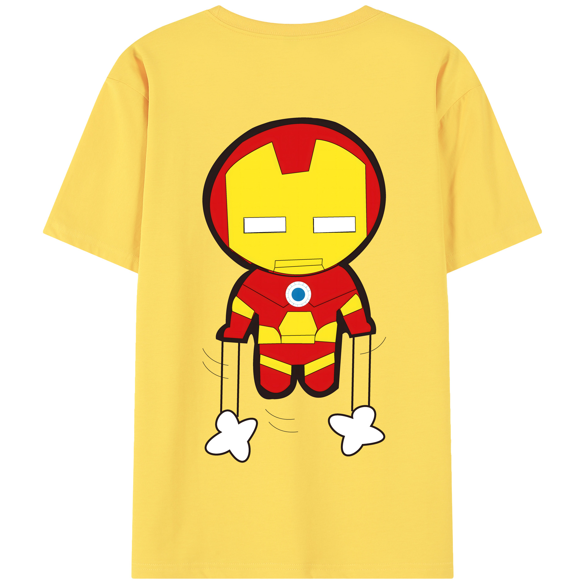 （画像用） アベンジャーズ The Avengers 綿100％半袖Tシャツ（背面プリント）