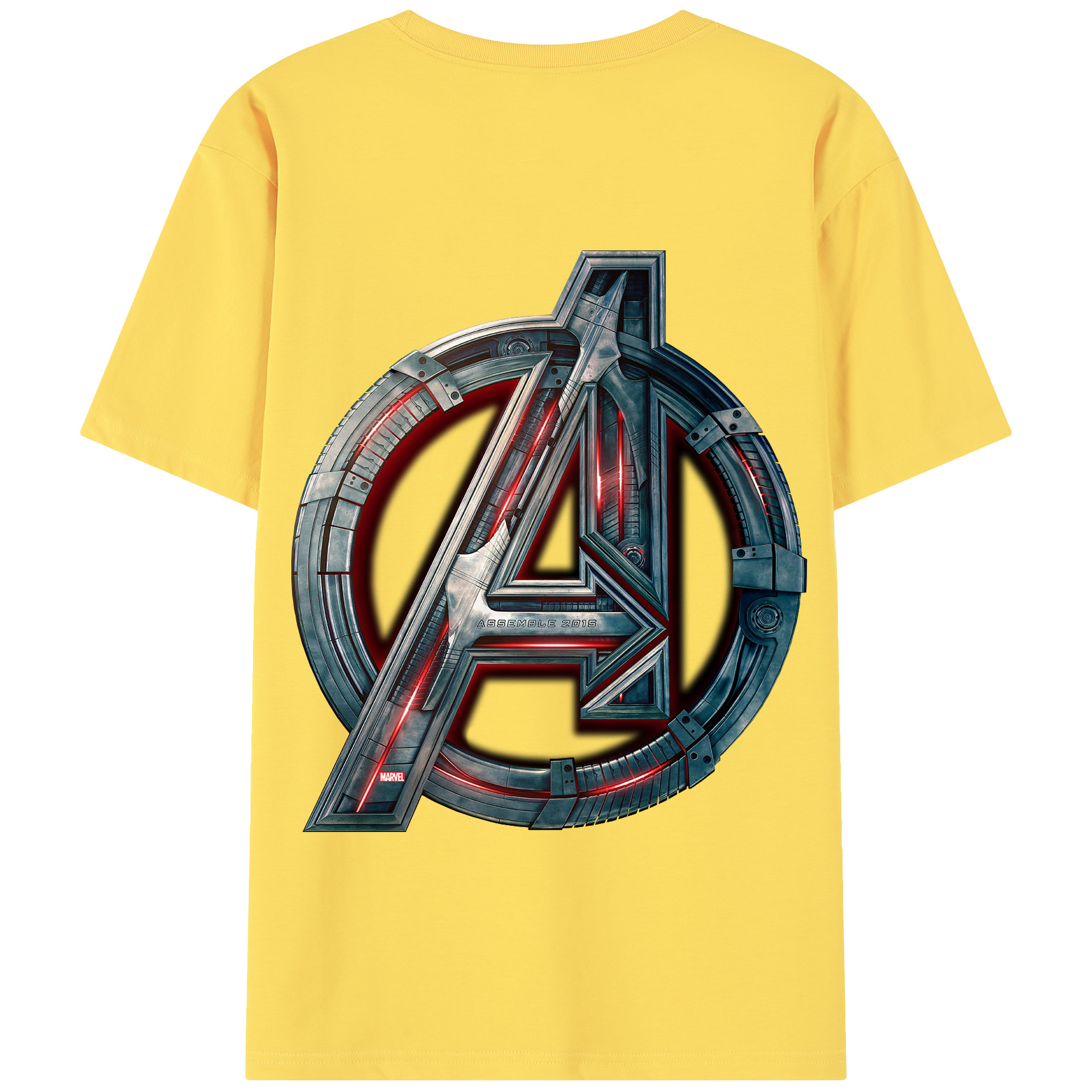 （画像用） アベンジャーズ The Avengers 綿100％半袖Tシャツ（背面プリント）