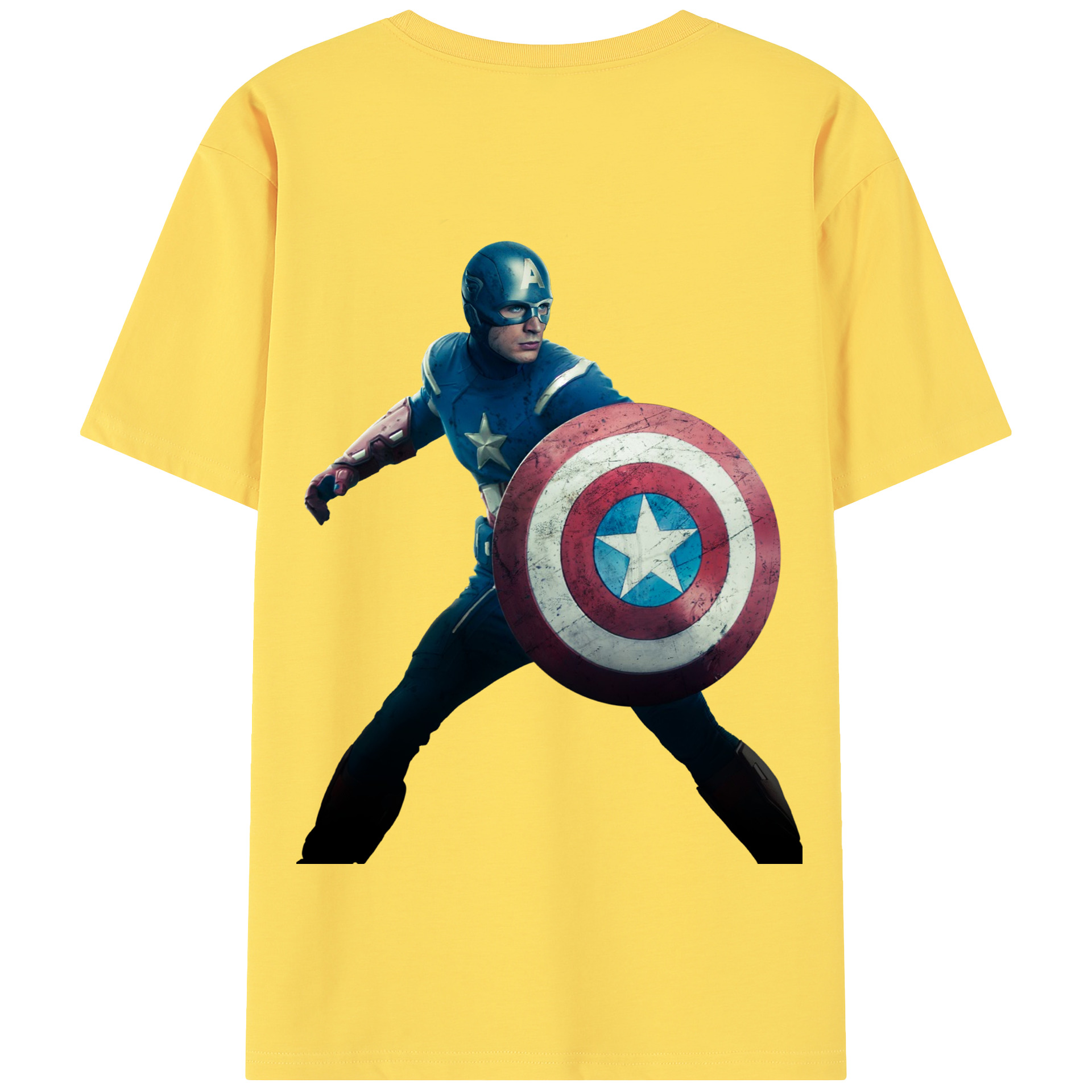 （画像用） アベンジャーズ The Avengers 綿100％半袖Tシャツ（背面プリント）
