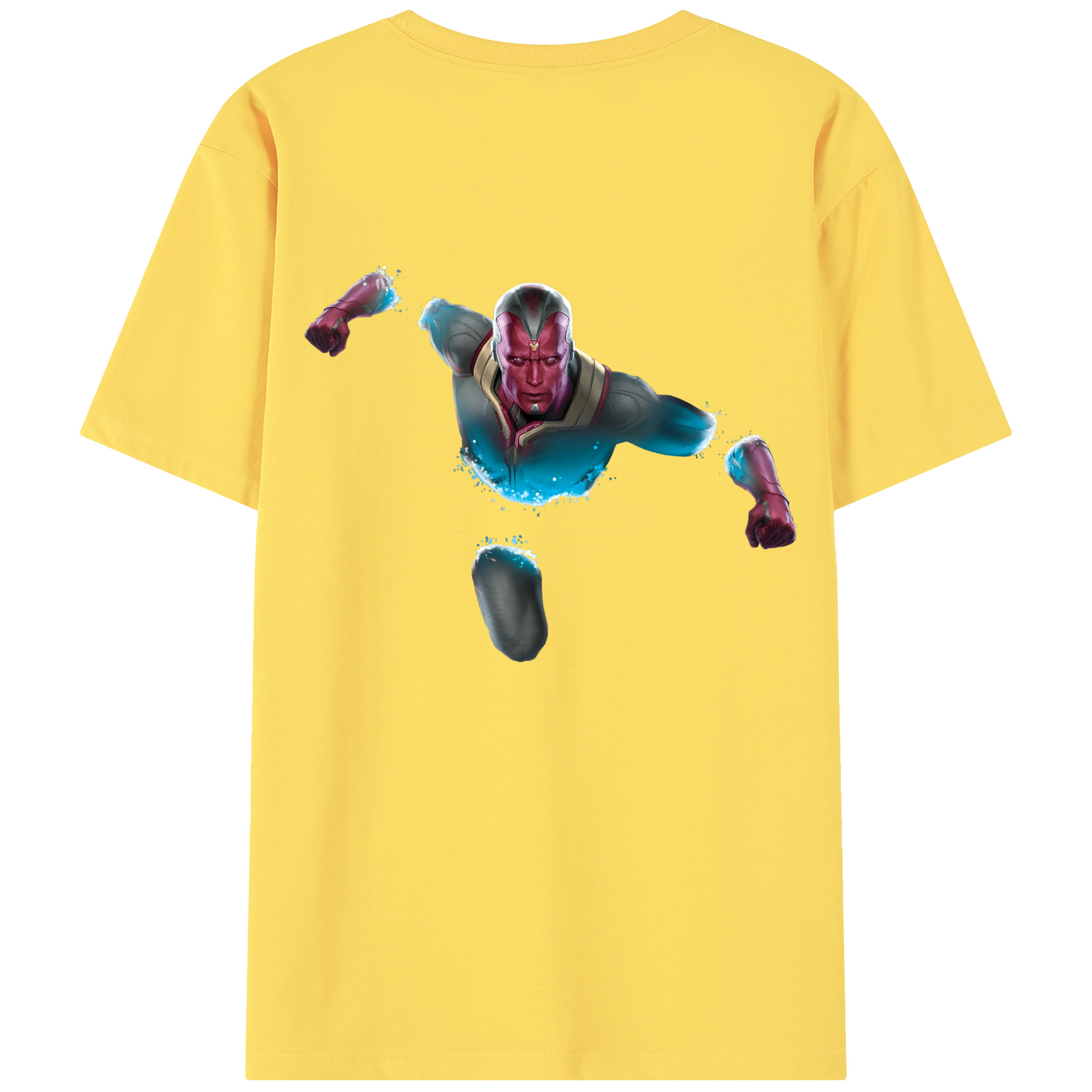（画像用） アベンジャーズ The Avengers 綿100％半袖Tシャツ（背面プリント）