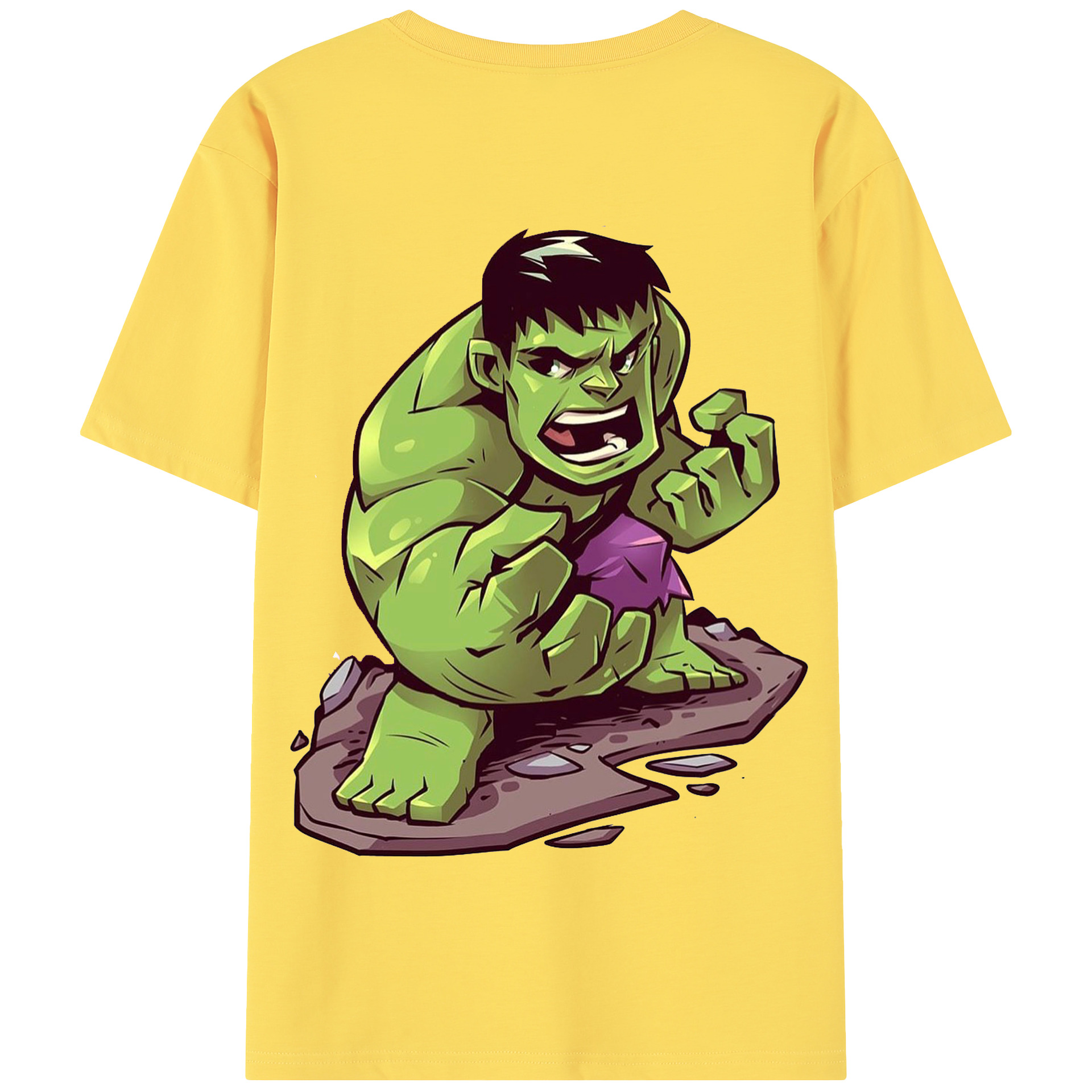 （画像用） アベンジャーズ The Avengers 綿100％半袖Tシャツ（背面プリント）