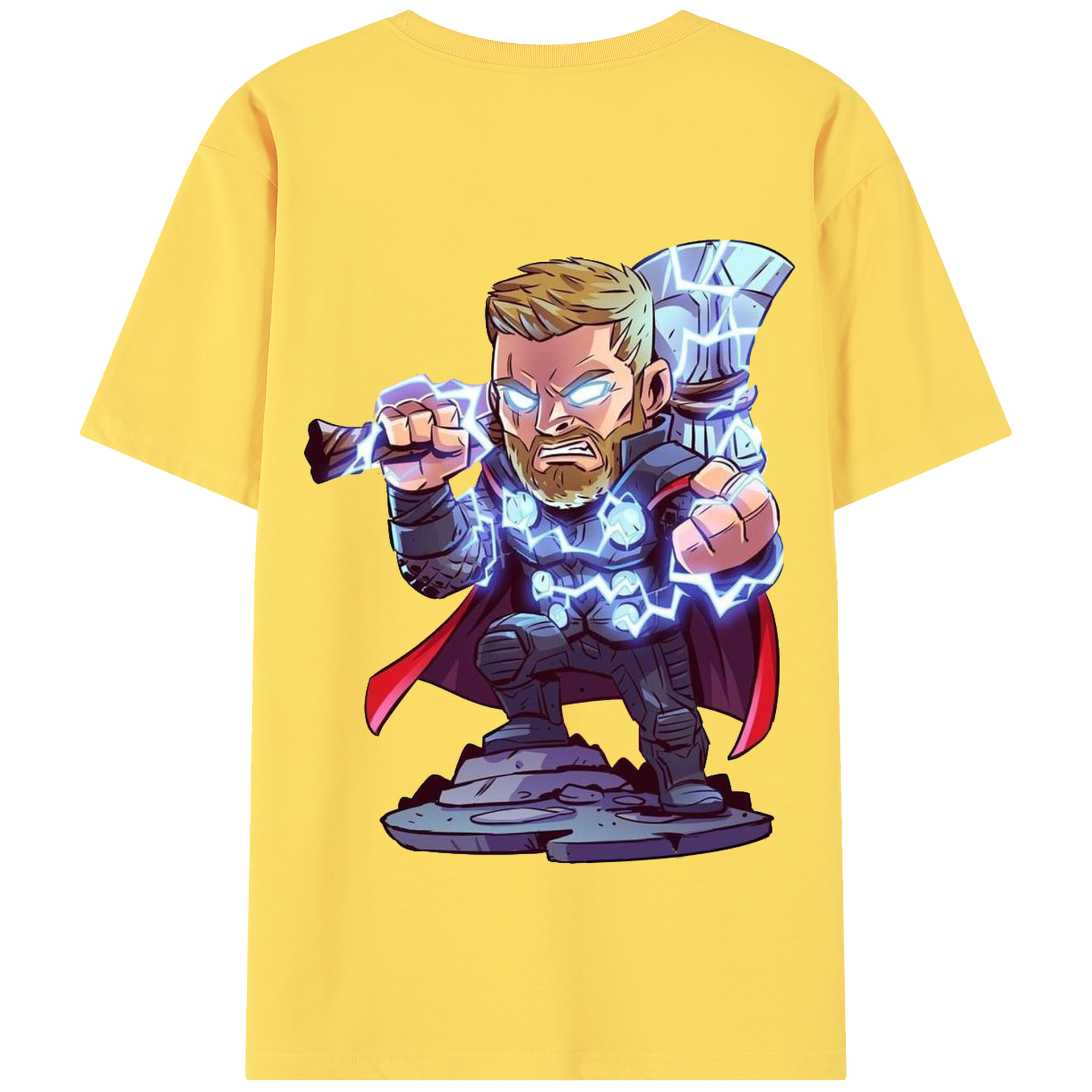 （画像用） アベンジャーズ The Avengers 綿100％半袖Tシャツ（背面プリント）