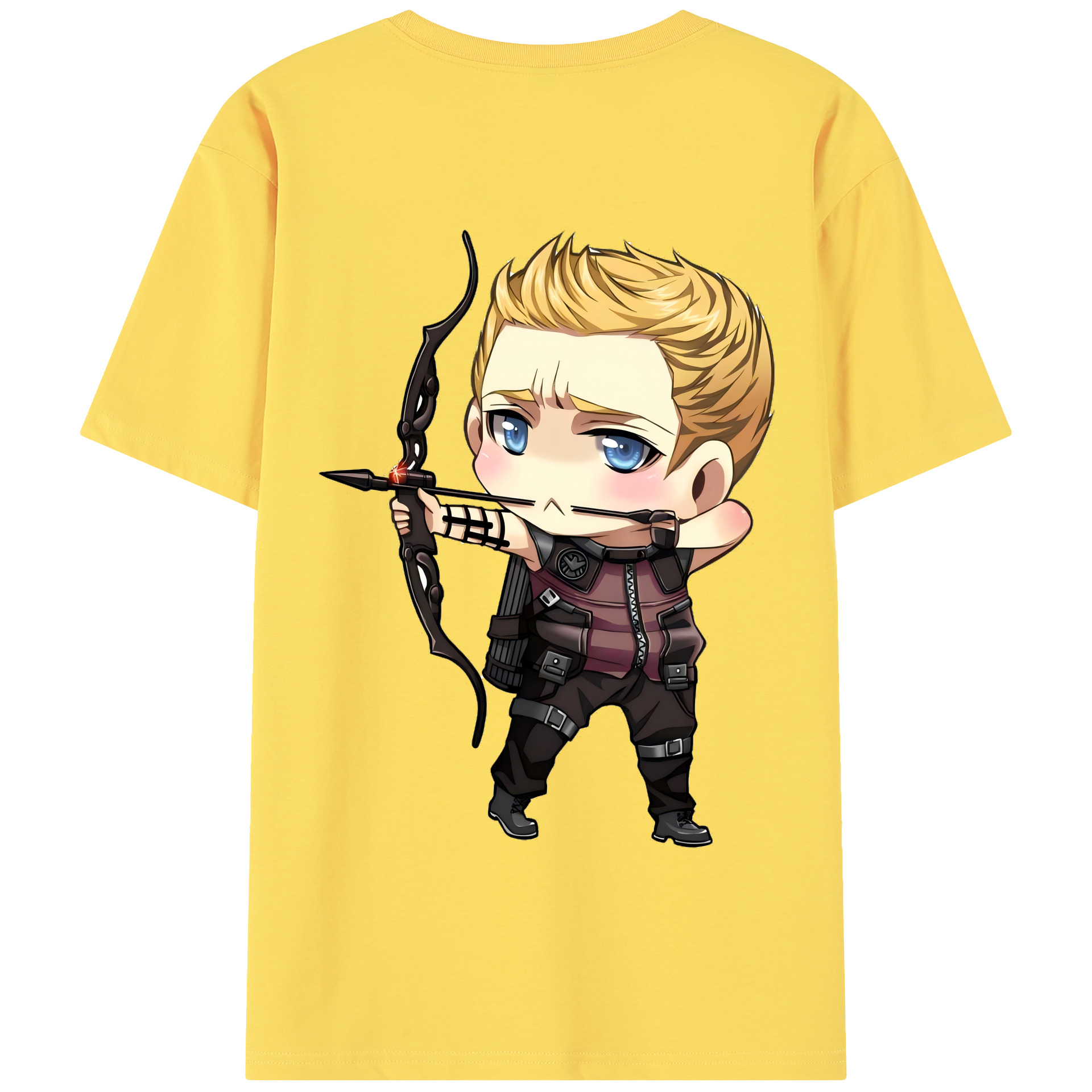 （画像用） アベンジャーズ The Avengers 綿100％半袖Tシャツ（背面プリント）