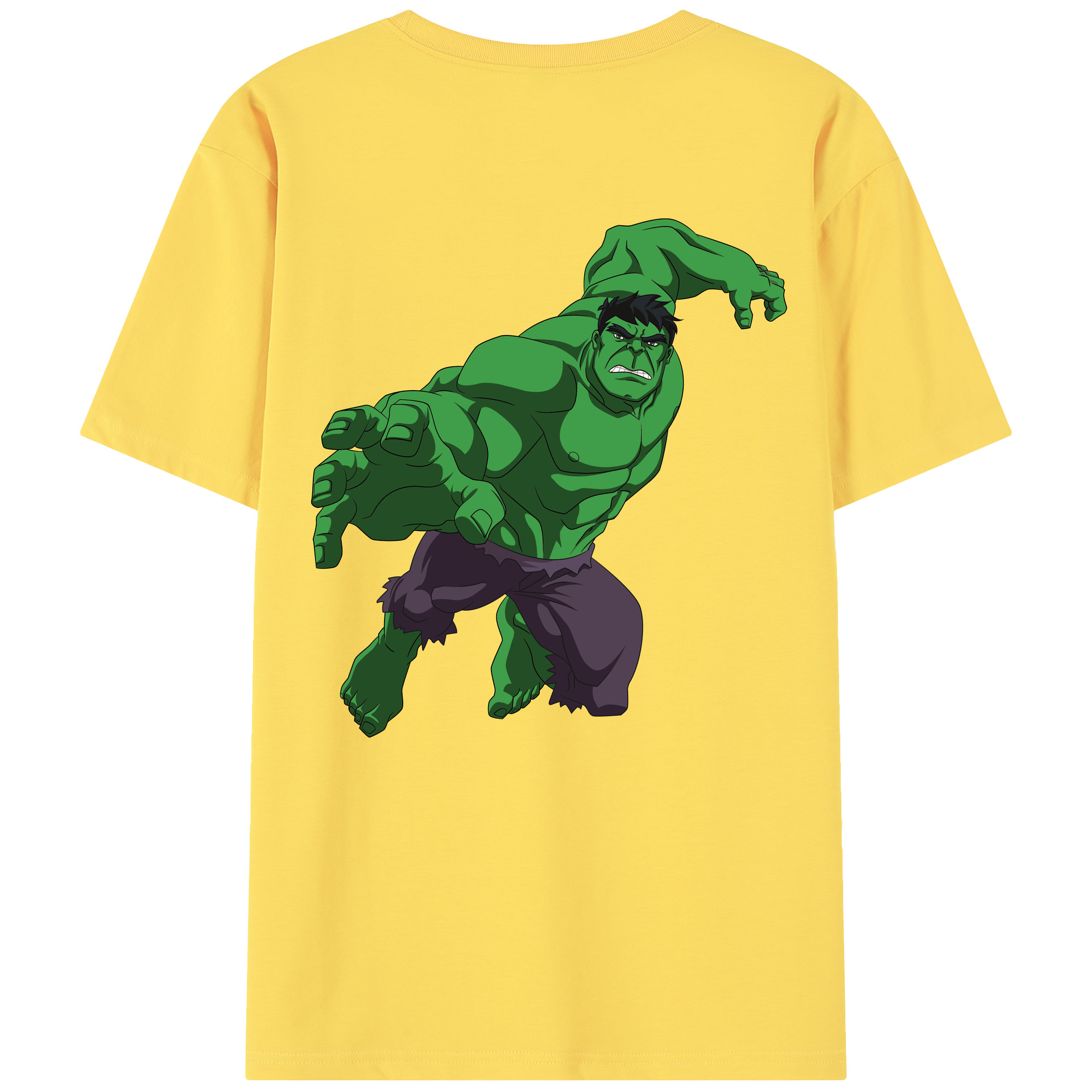 （画像用） アベンジャーズ The Avengers 綿100％半袖Tシャツ（背面プリント）