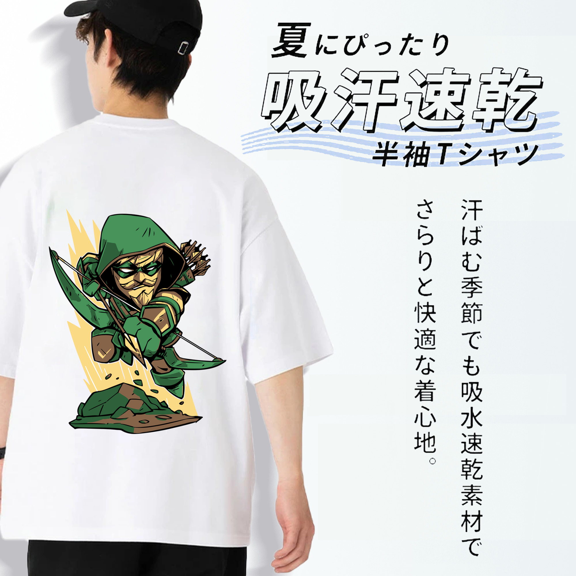 アベンジャーズ The Avengers 綿100％半袖Tシャツ（背面プリント）