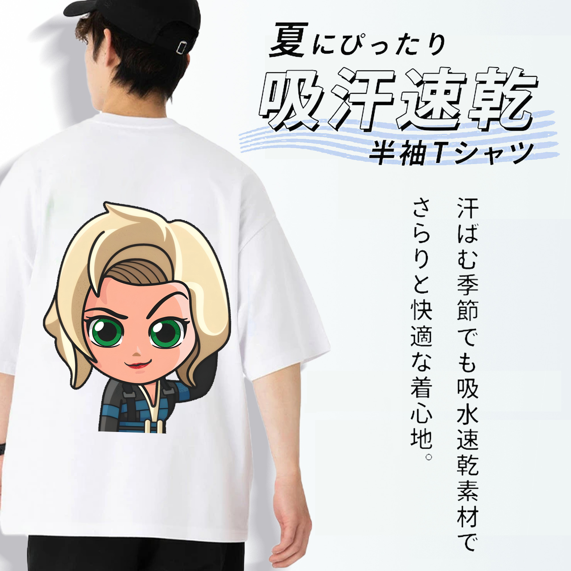 アベンジャーズ The Avengers 綿100％半袖Tシャツ（背面プリント）