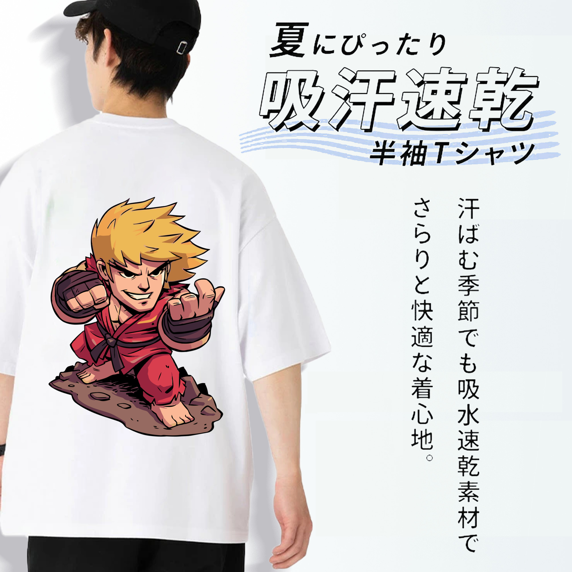 アベンジャーズ The Avengers 綿100％半袖Tシャツ（背面プリント）