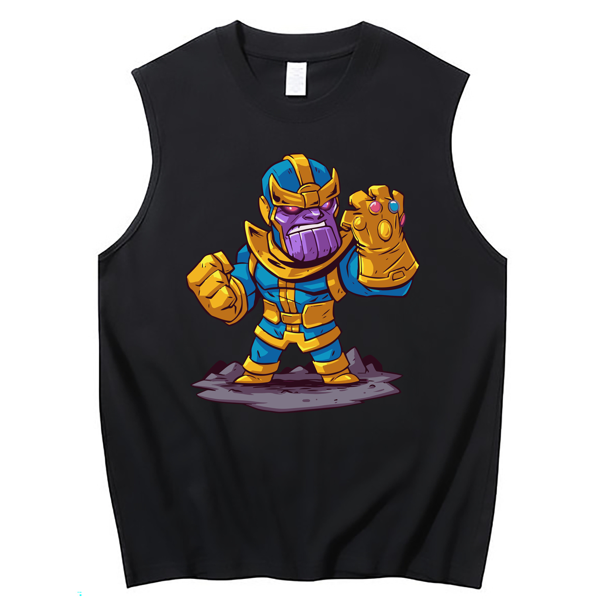 （画像用） アベンジャーズ The Avengers コットン100％タンクトップ（フロントプリント）