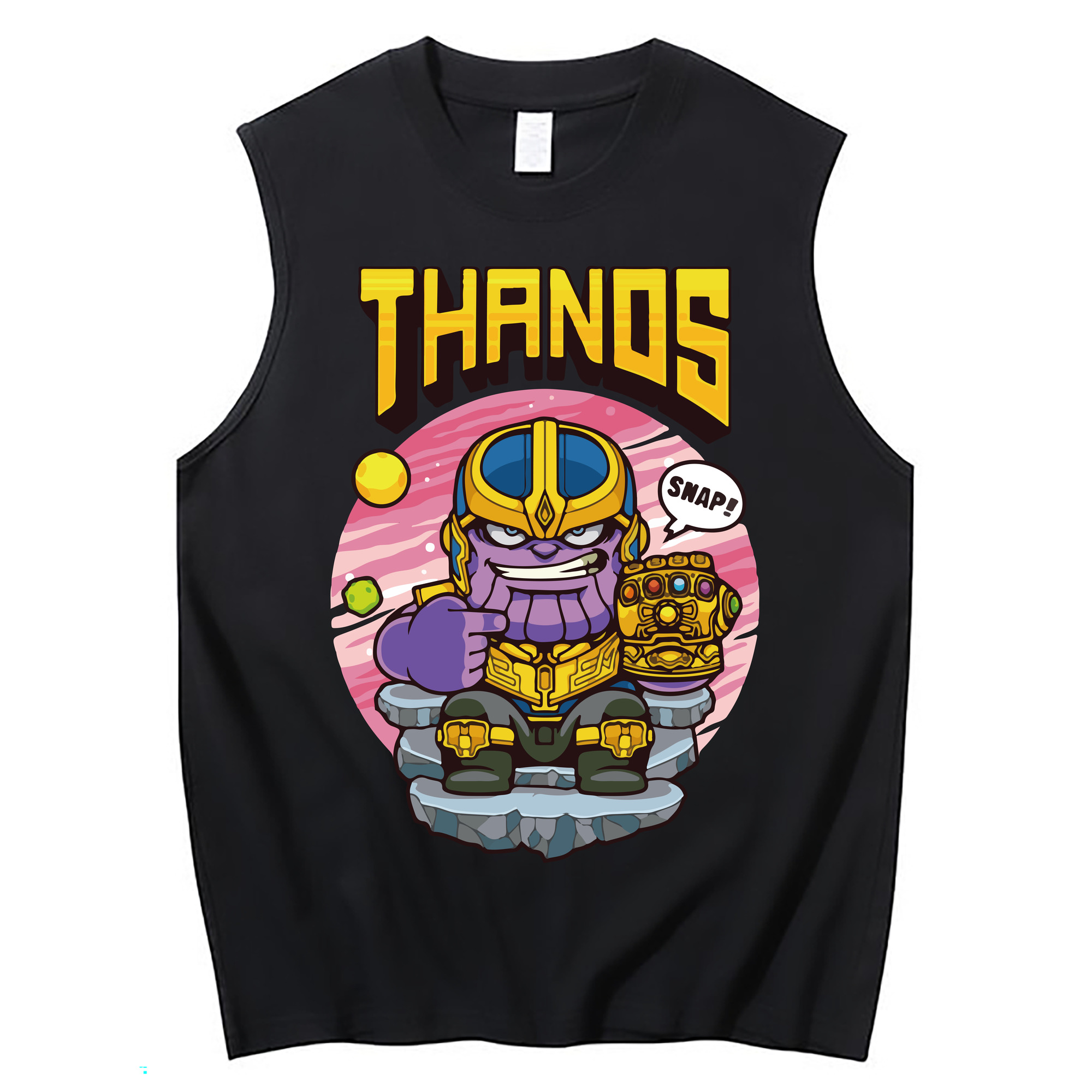 （画像用） アベンジャーズ The Avengers コットン100％タンクトップ（フロントプリント）