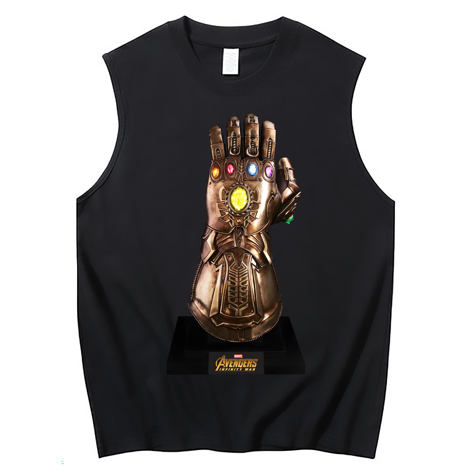 （画像用） アベンジャーズ The Avengers コットン100％タンクトップ（フロントプリント）