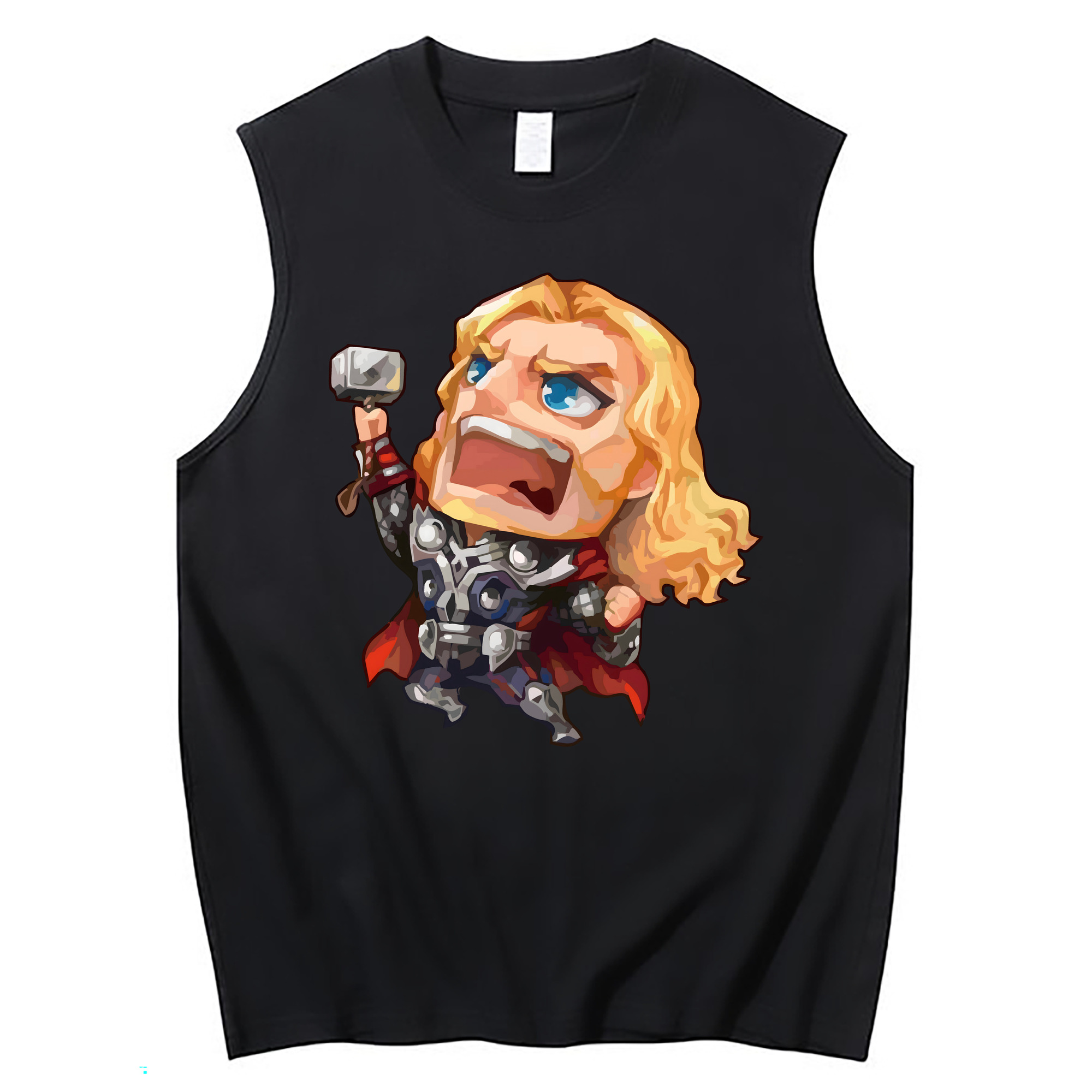 （画像用） アベンジャーズ The Avengers コットン100％タンクトップ（フロントプリント）