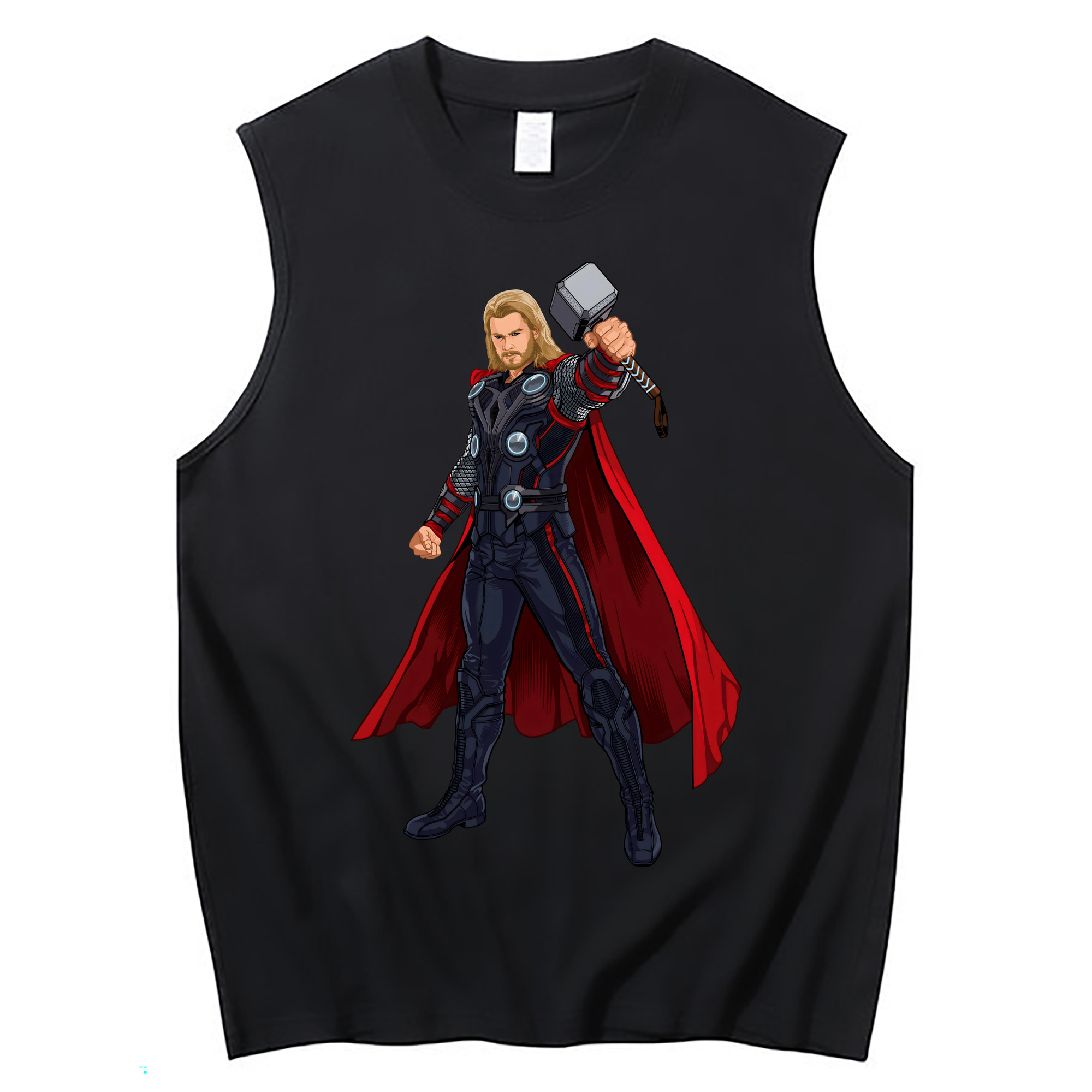 （画像用） アベンジャーズ The Avengers コットン100％タンクトップ（フロントプリント）