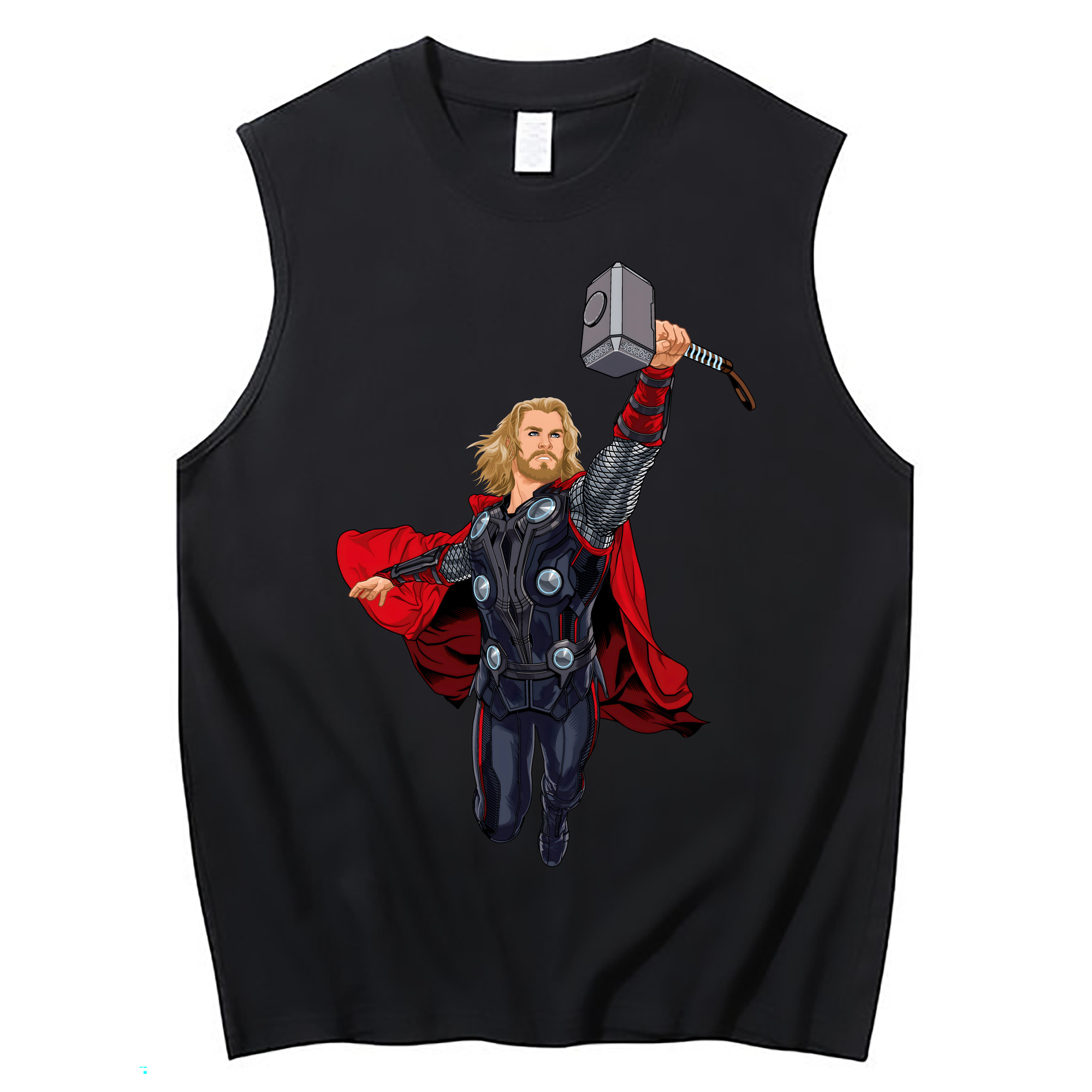 （画像用） アベンジャーズ The Avengers コットン100％タンクトップ（フロントプリント）