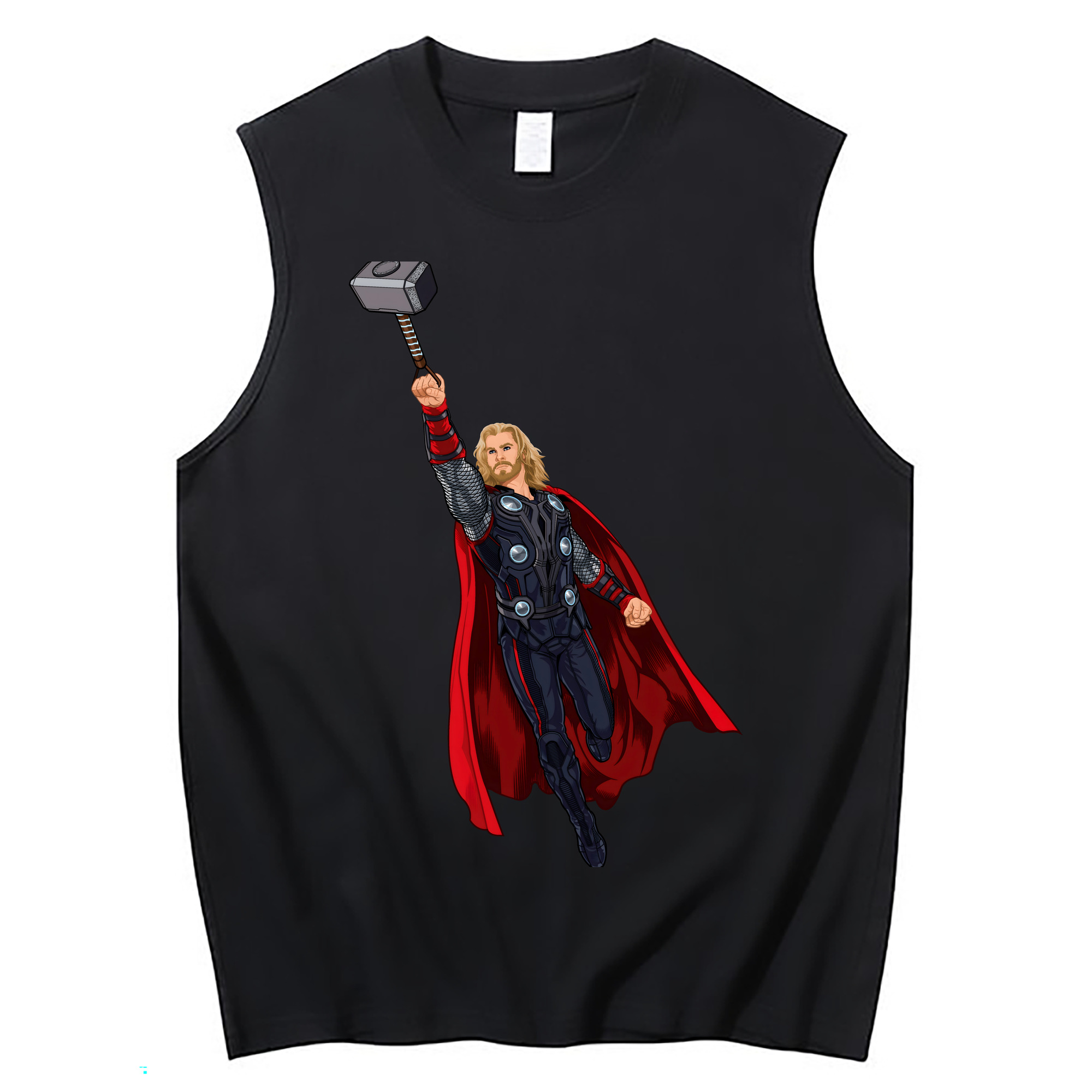 （画像用） アベンジャーズ The Avengers コットン100％タンクトップ（フロントプリント）