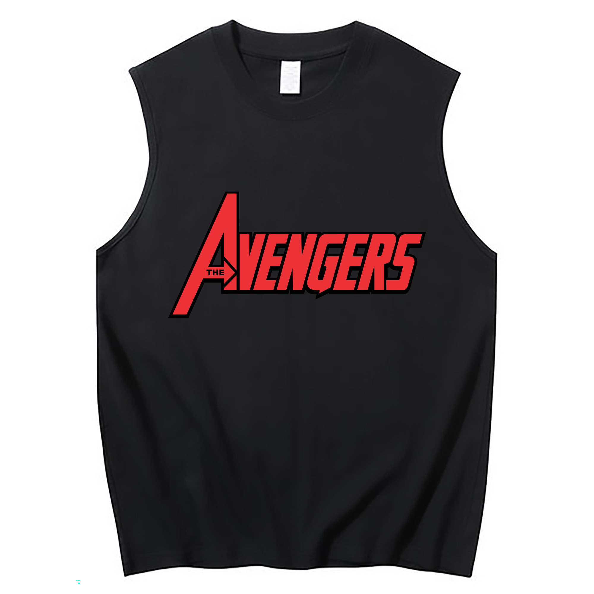 （画像用） アベンジャーズ The Avengers コットン100％タンクトップ（フロントプリント）