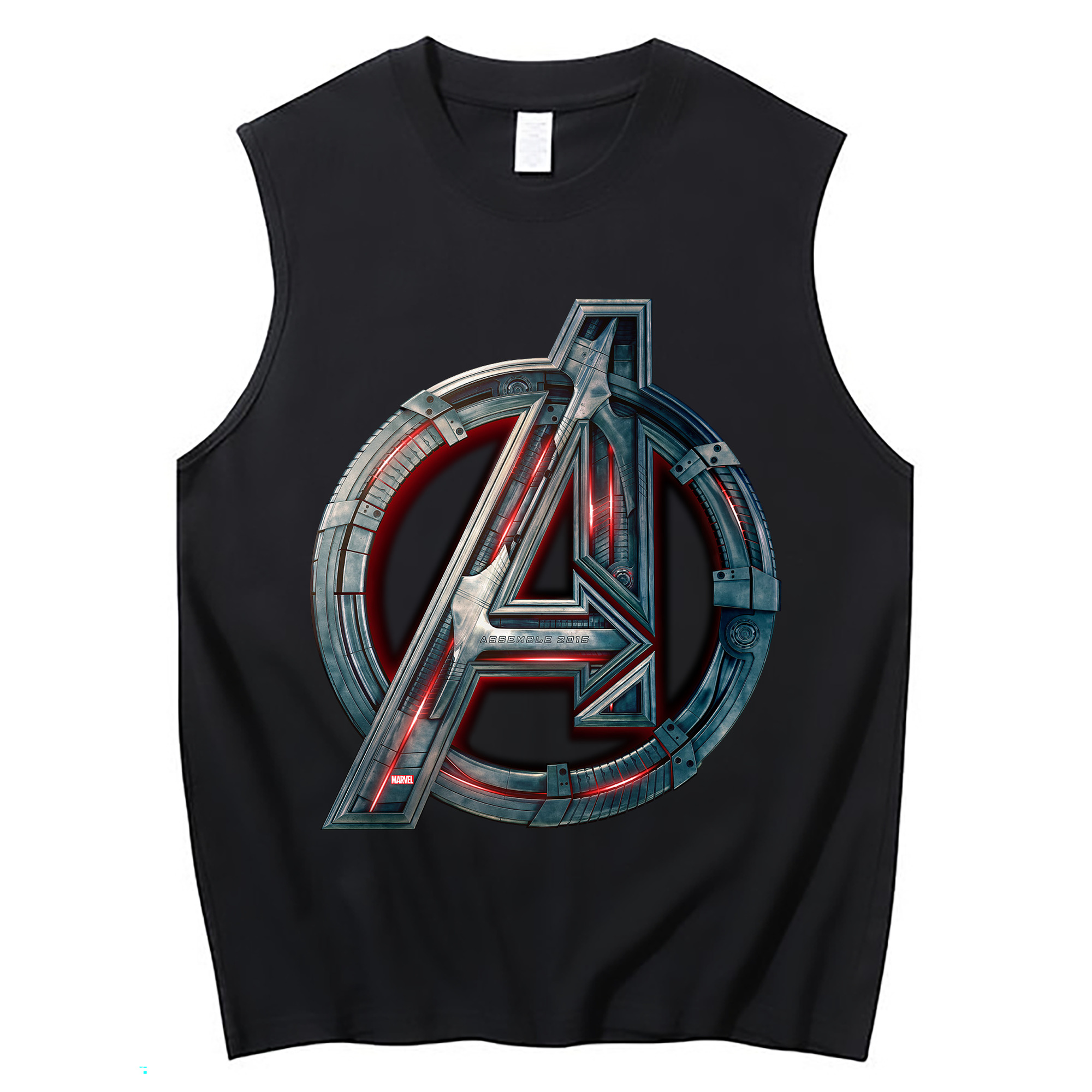 （画像用） アベンジャーズ The Avengers コットン100％タンクトップ（フロントプリント）