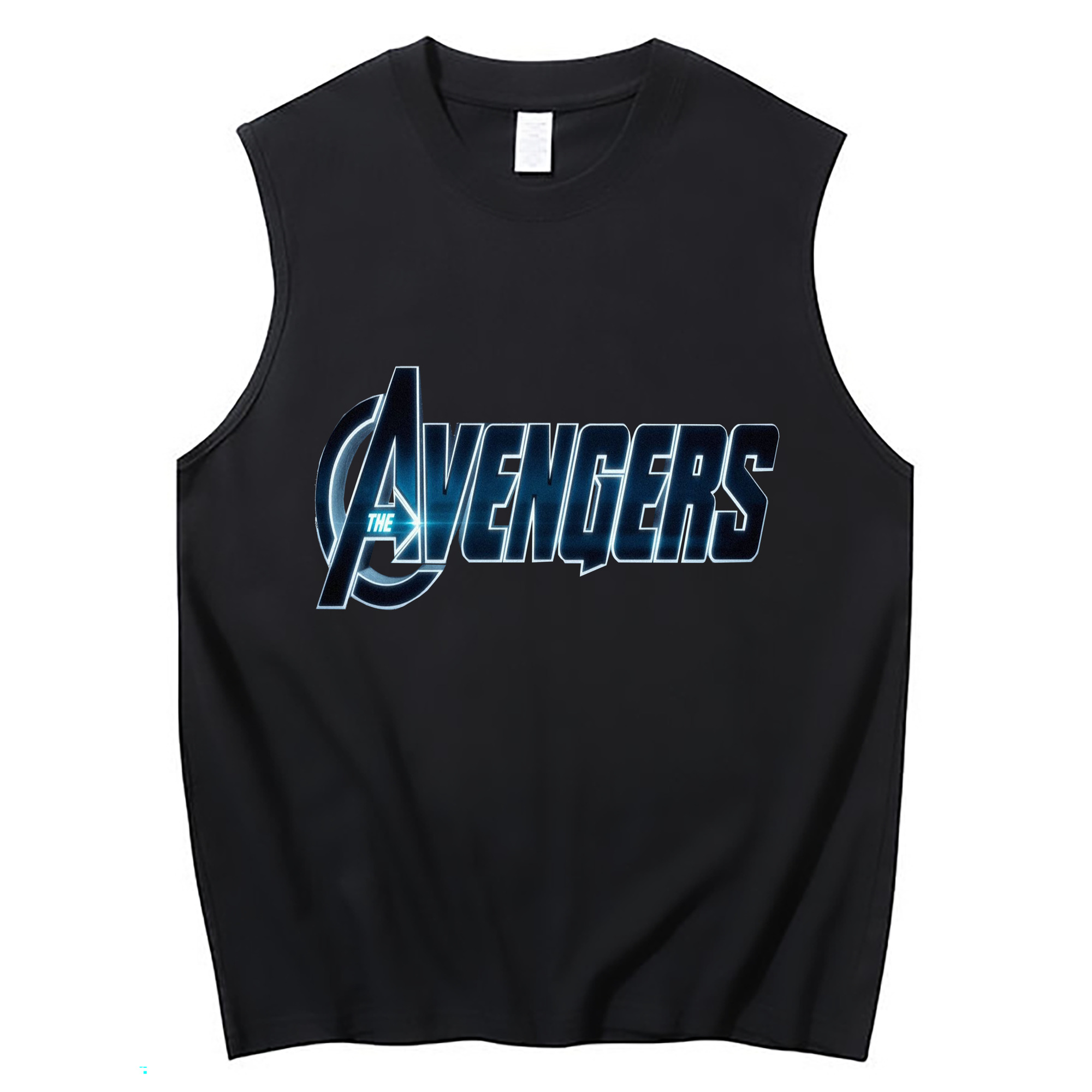 （画像用） アベンジャーズ The Avengers コットン100％タンクトップ（フロントプリント）