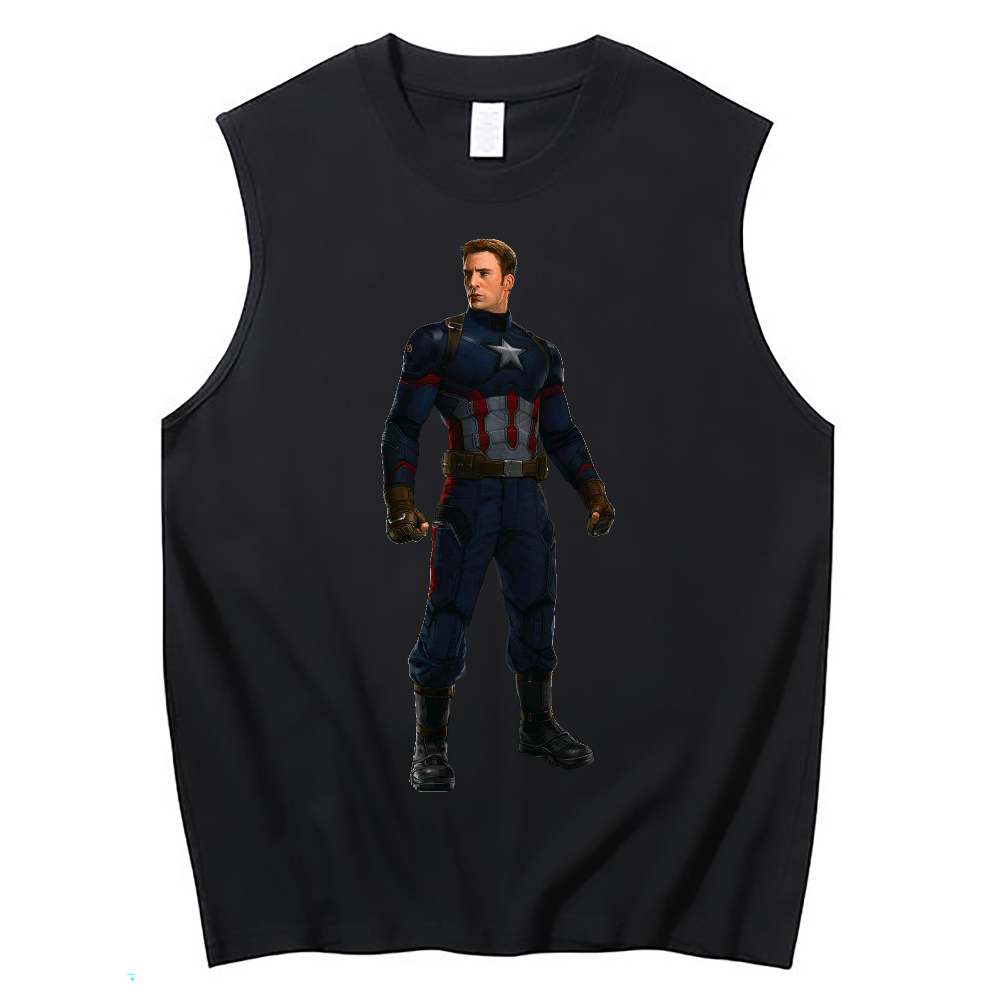 （画像用） アベンジャーズ The Avengers コットン100％タンクトップ（フロントプリント）