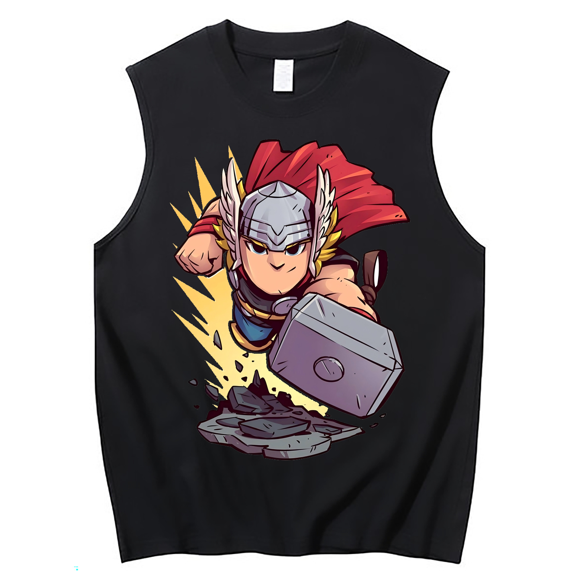 （画像用） アベンジャーズ The Avengers コットン100％タンクトップ（フロントプリント）