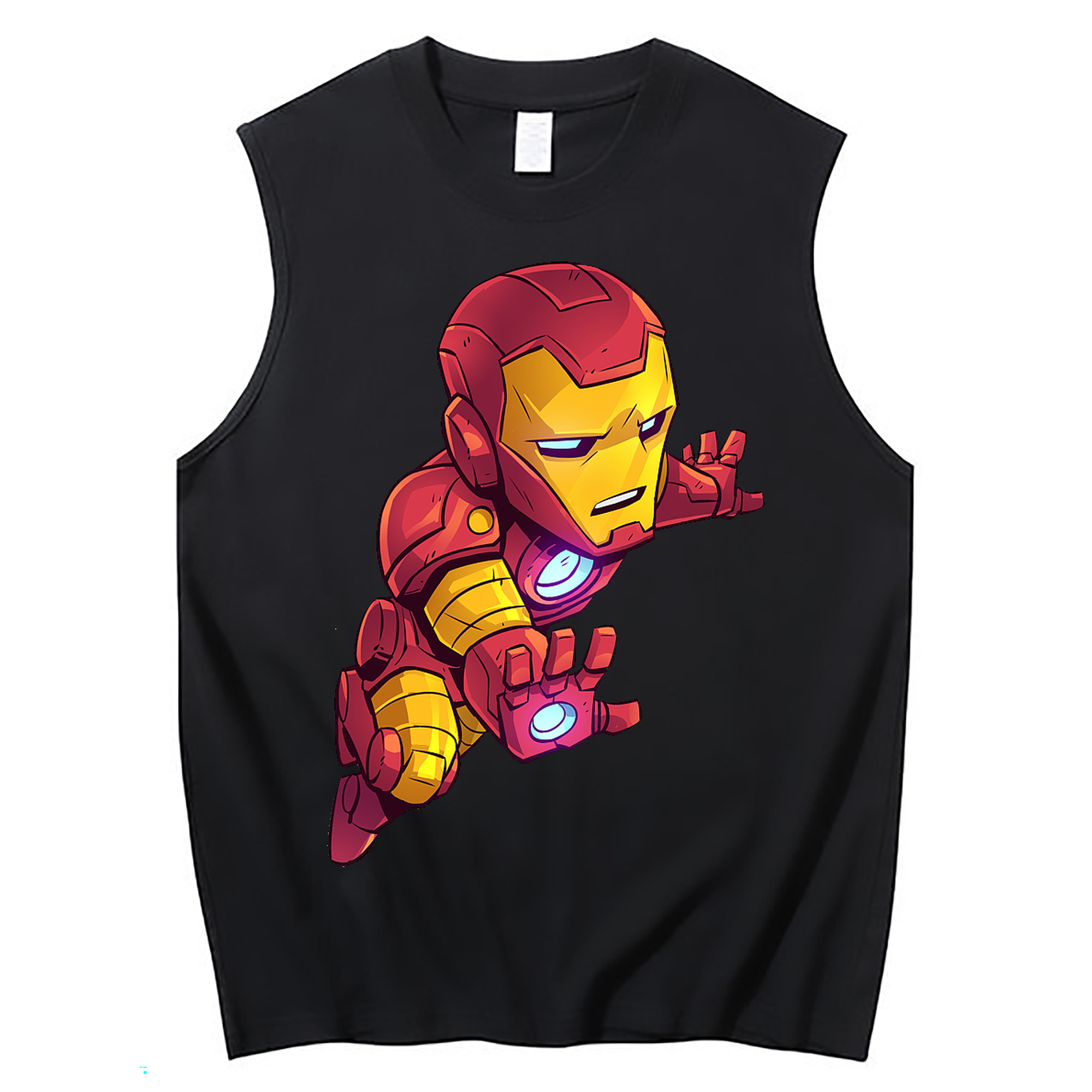 （画像用） アベンジャーズ The Avengers コットン100％タンクトップ（フロントプリント）