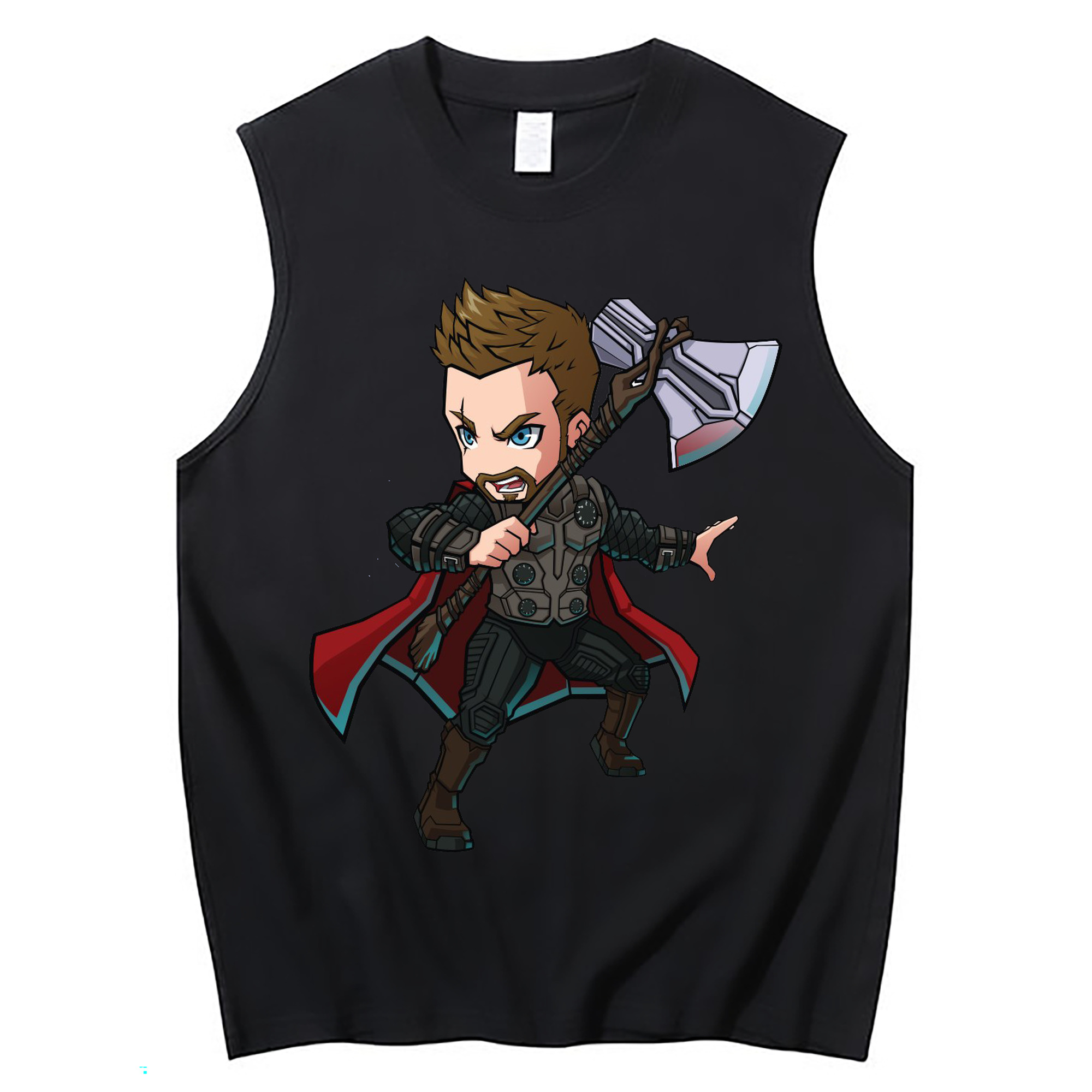 （画像用） アベンジャーズ The Avengers コットン100％タンクトップ（フロントプリント）