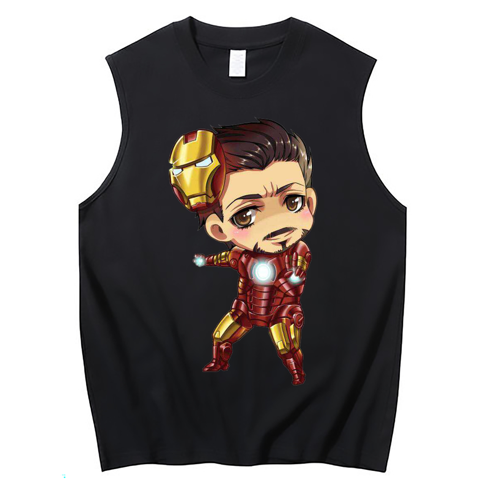 （画像用） アベンジャーズ The Avengers コットン100％タンクトップ（フロントプリント）