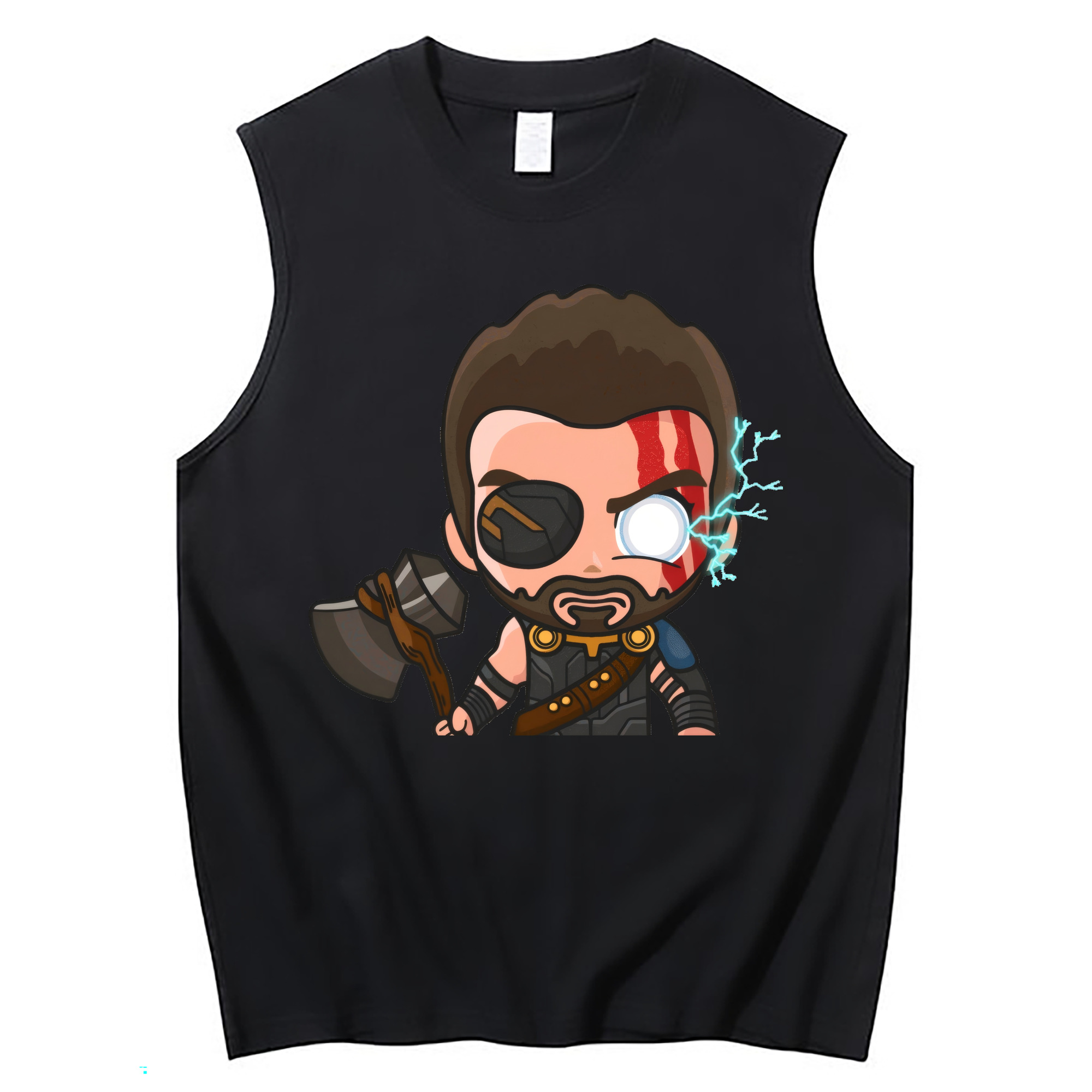 （画像用） アベンジャーズ The Avengers コットン100％タンクトップ（フロントプリント）