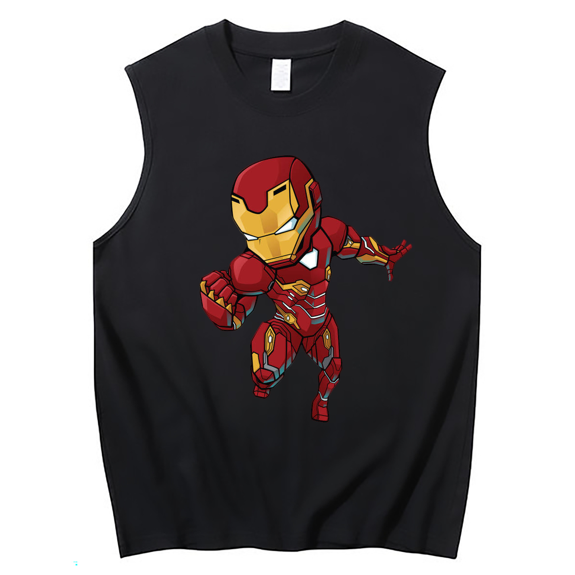 （画像用） アベンジャーズ The Avengers コットン100％タンクトップ（フロントプリント）