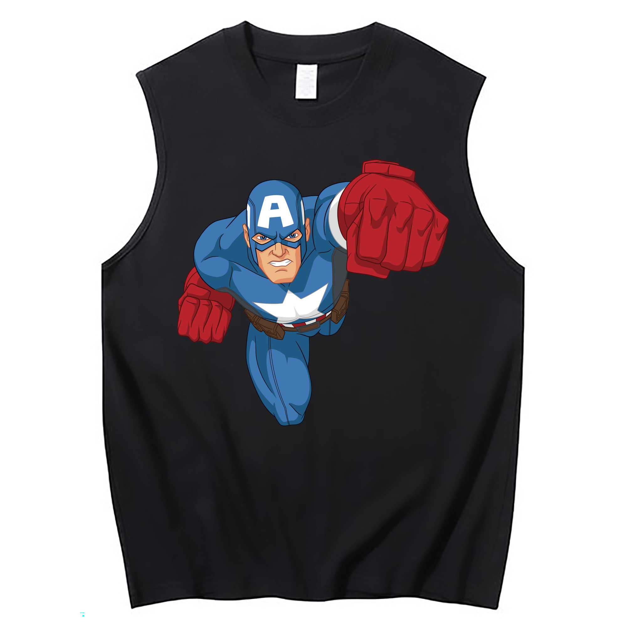 （画像用） アベンジャーズ The Avengers コットン100％タンクトップ（フロントプリント）