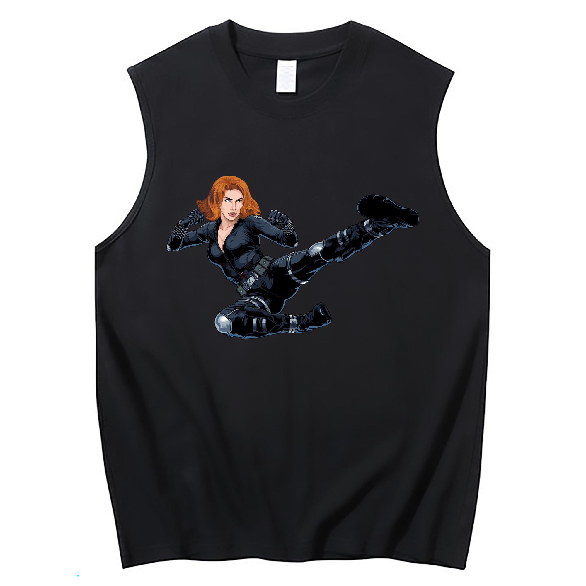 （画像用） アベンジャーズ The Avengers コットン100％タンクトップ（フロントプリント）