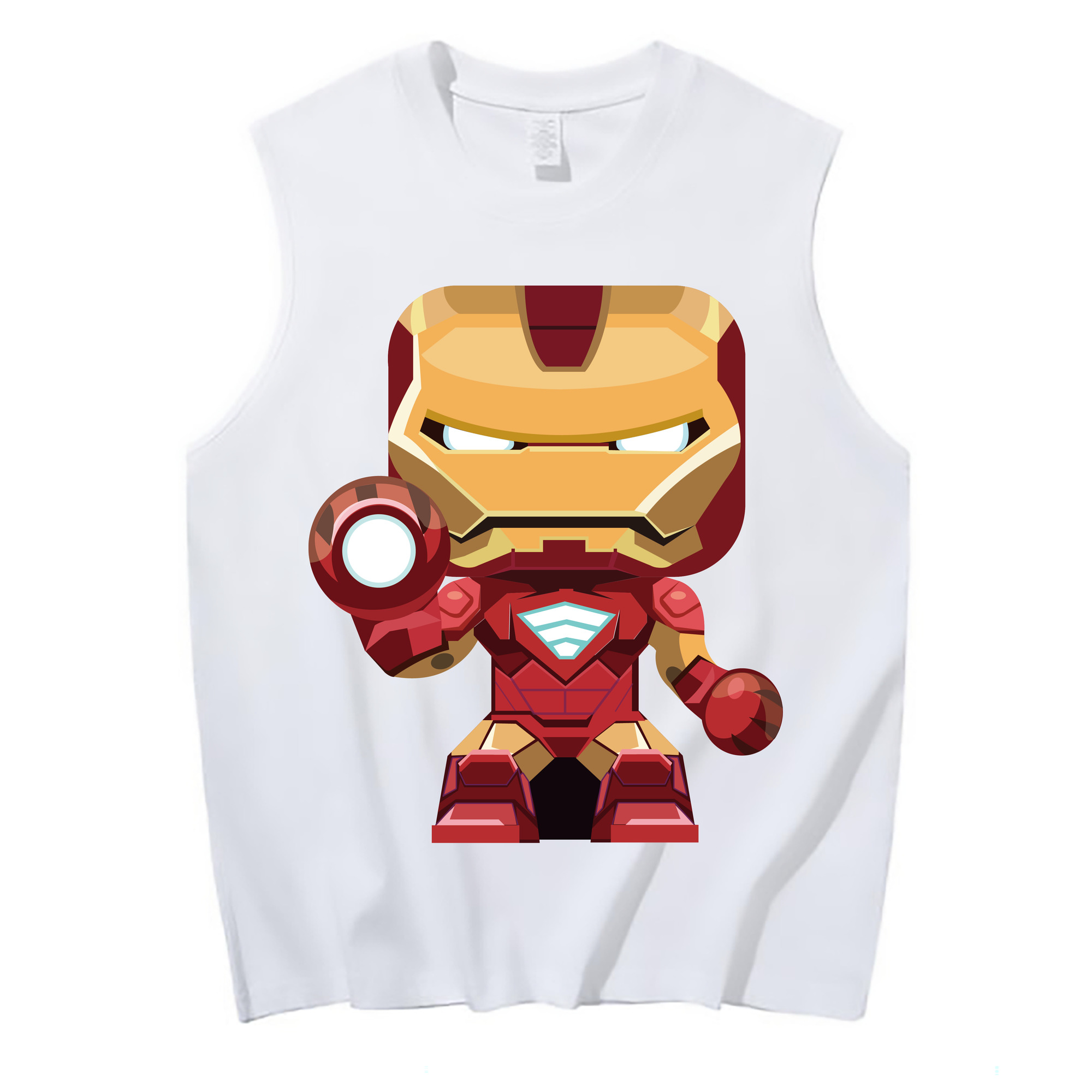 （画像用） アベンジャーズ The Avengers コットン100％タンクトップ（フロントプリント）